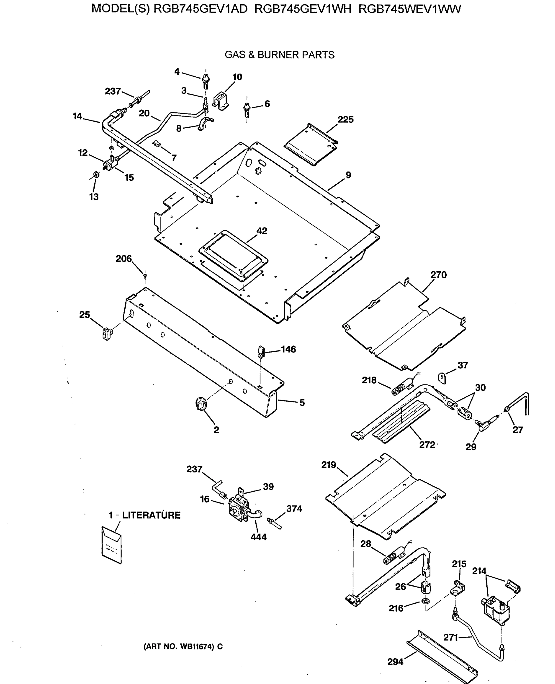 GAS & BURNER PARTS