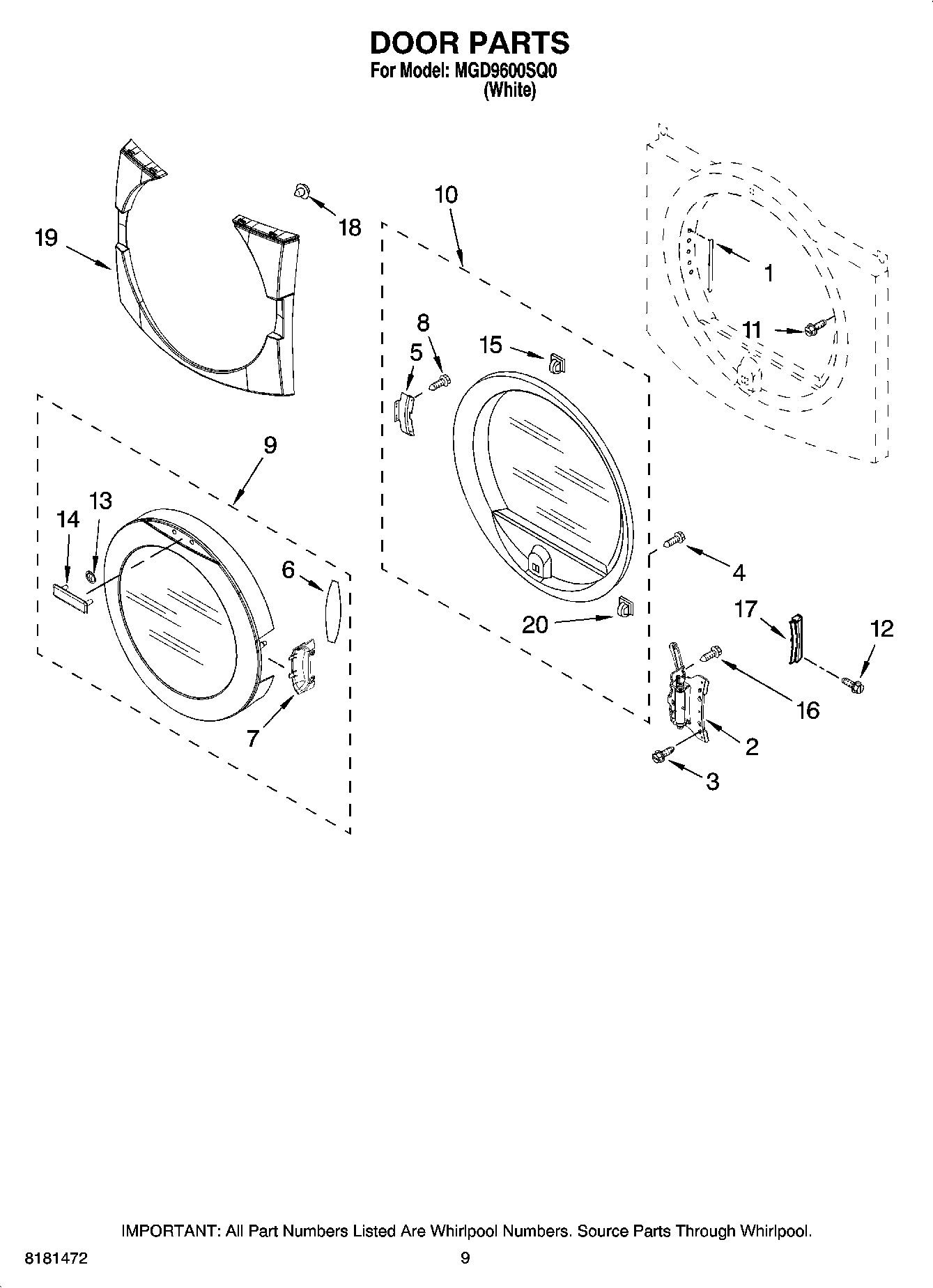 05 - DOOR PARTS, OPTIONAL PARTS (NOT INCLUDED)