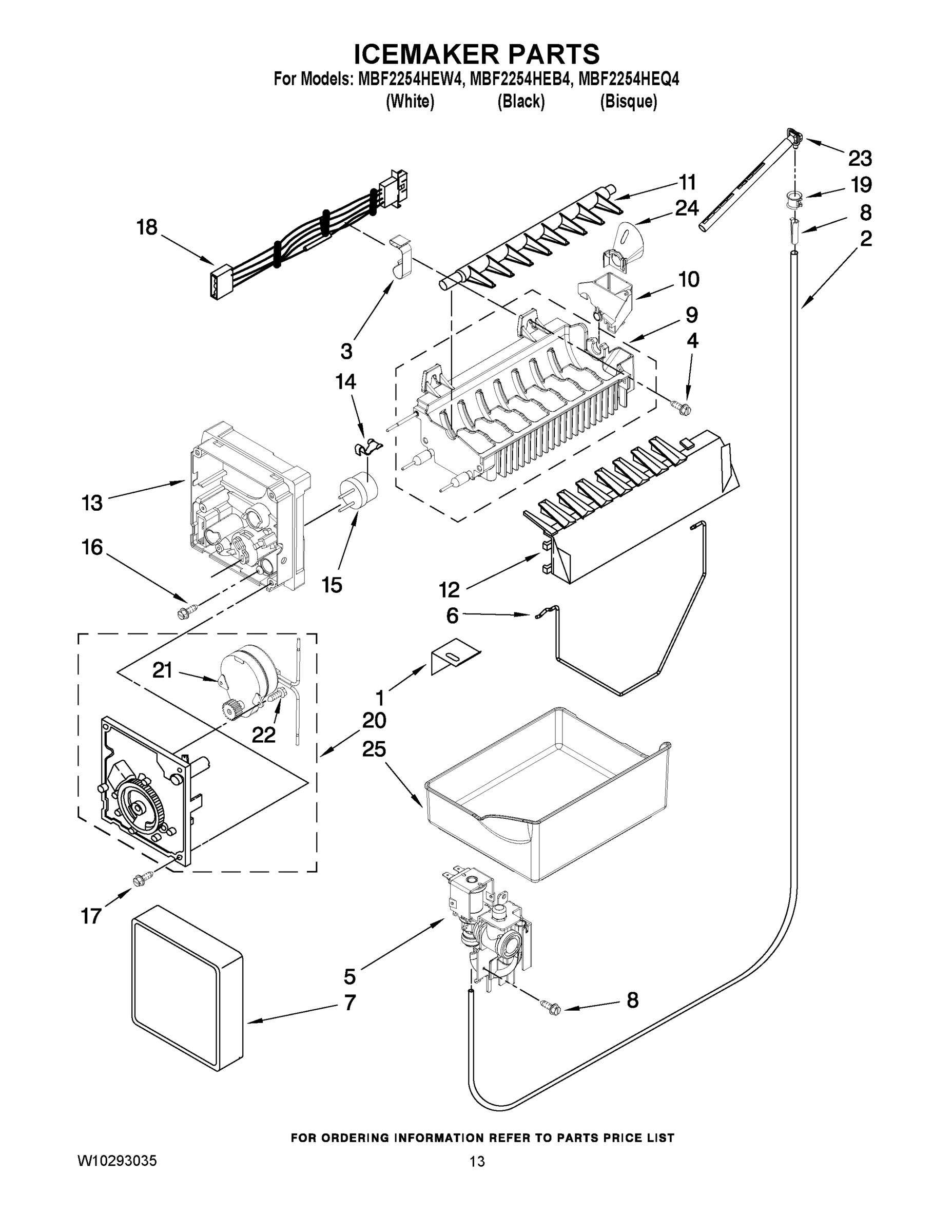 08 - ICEMAKER PARTS