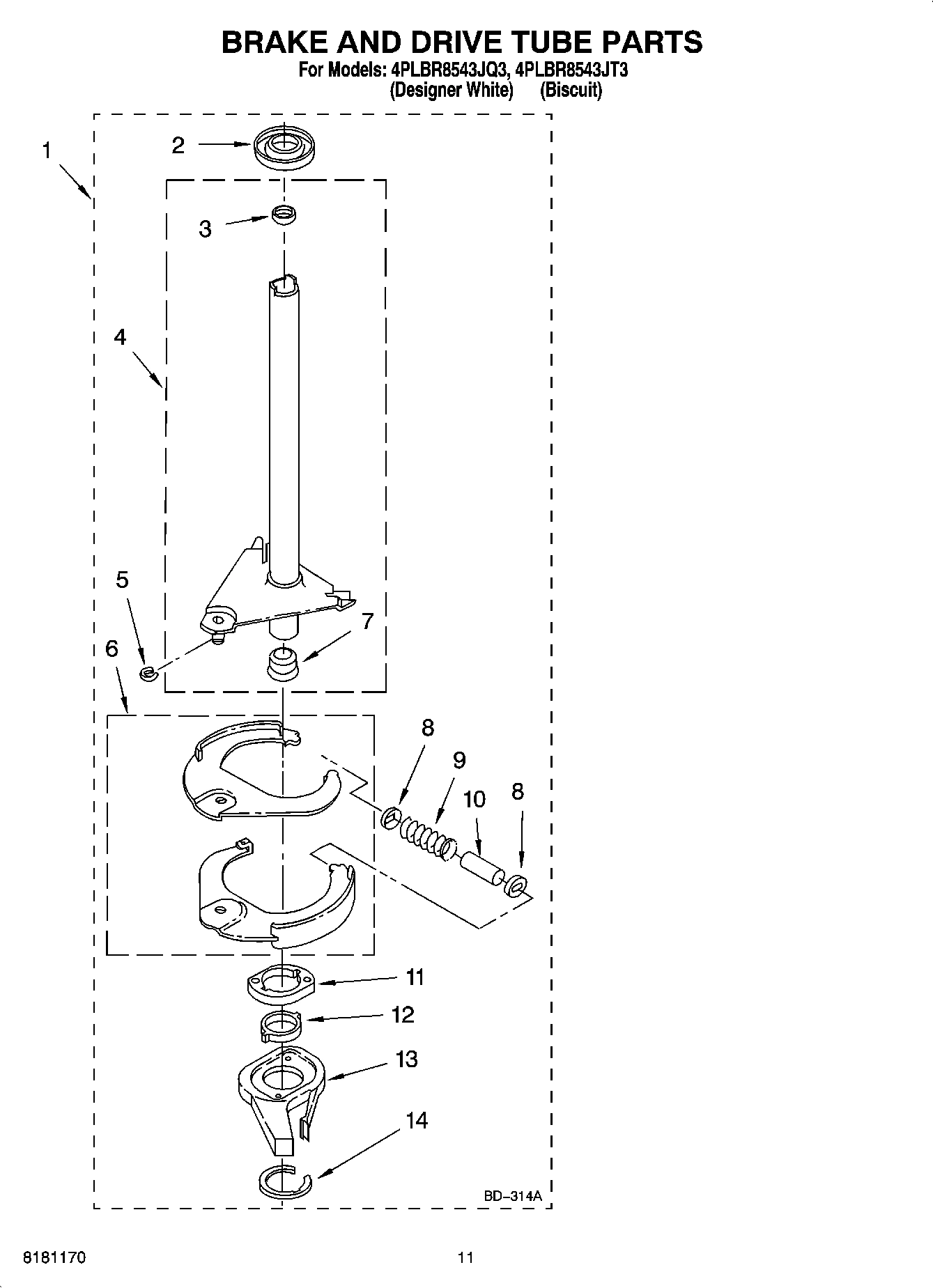 07 - BRAKE AND DRIVE TUBE PARTS