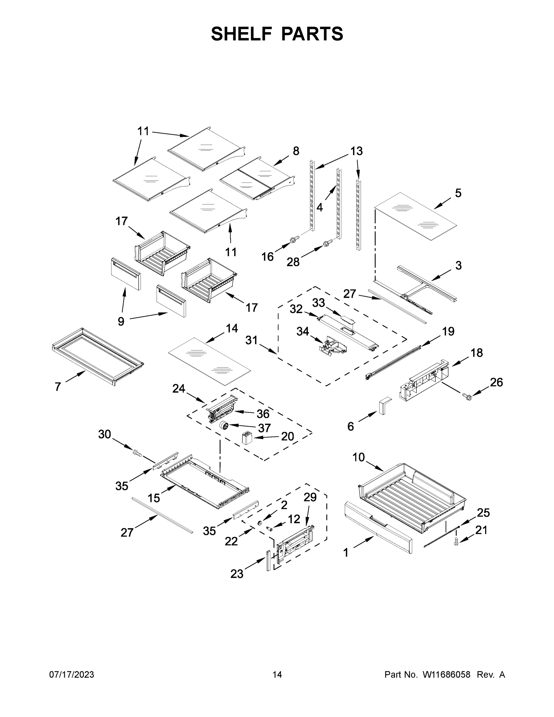 08 - SHELF PARTS