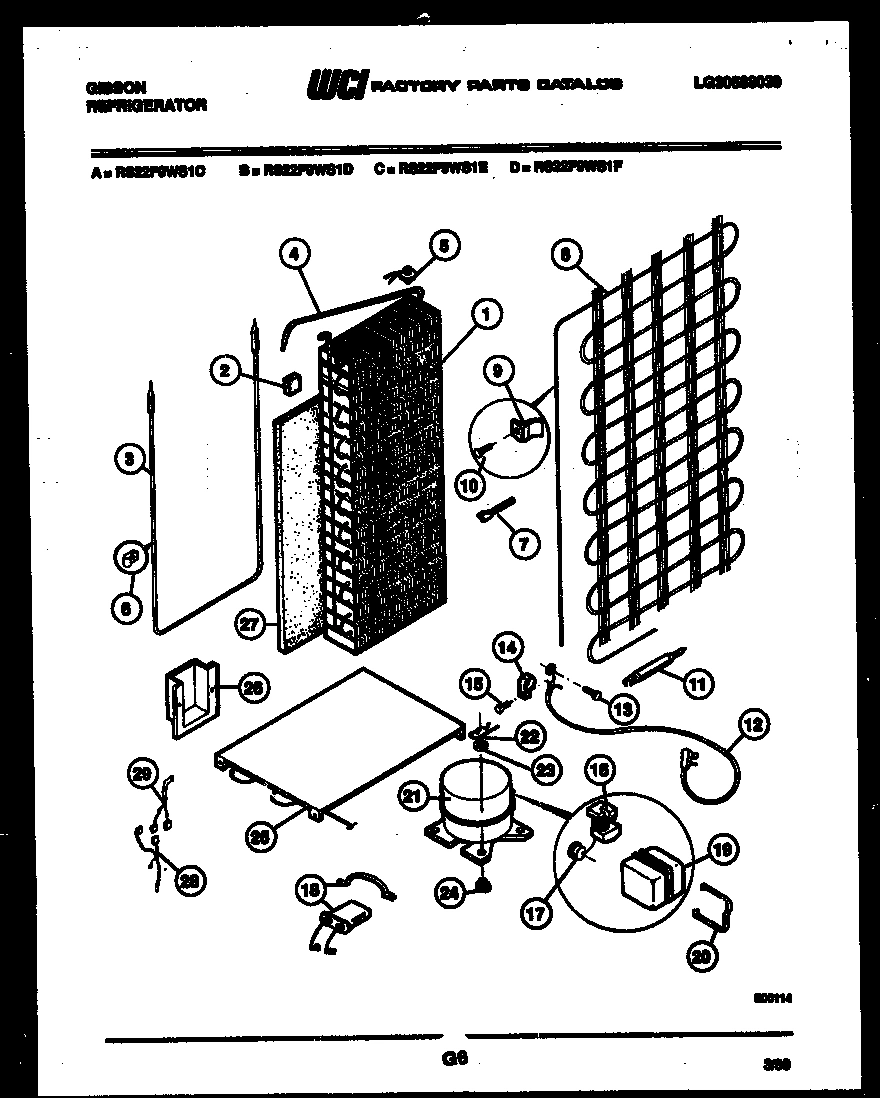 10 - SYSTEM AND AUTOMATIC DEFROST PARTS