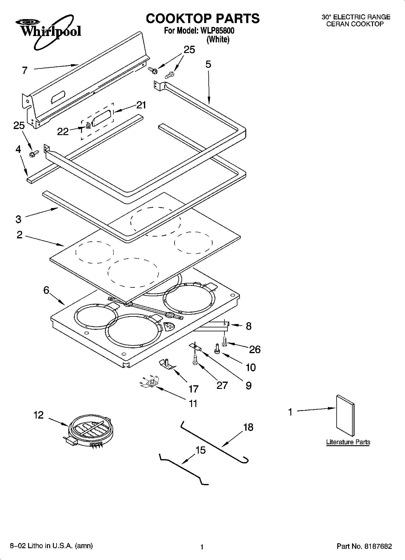 01 - COOKTOP PARTS