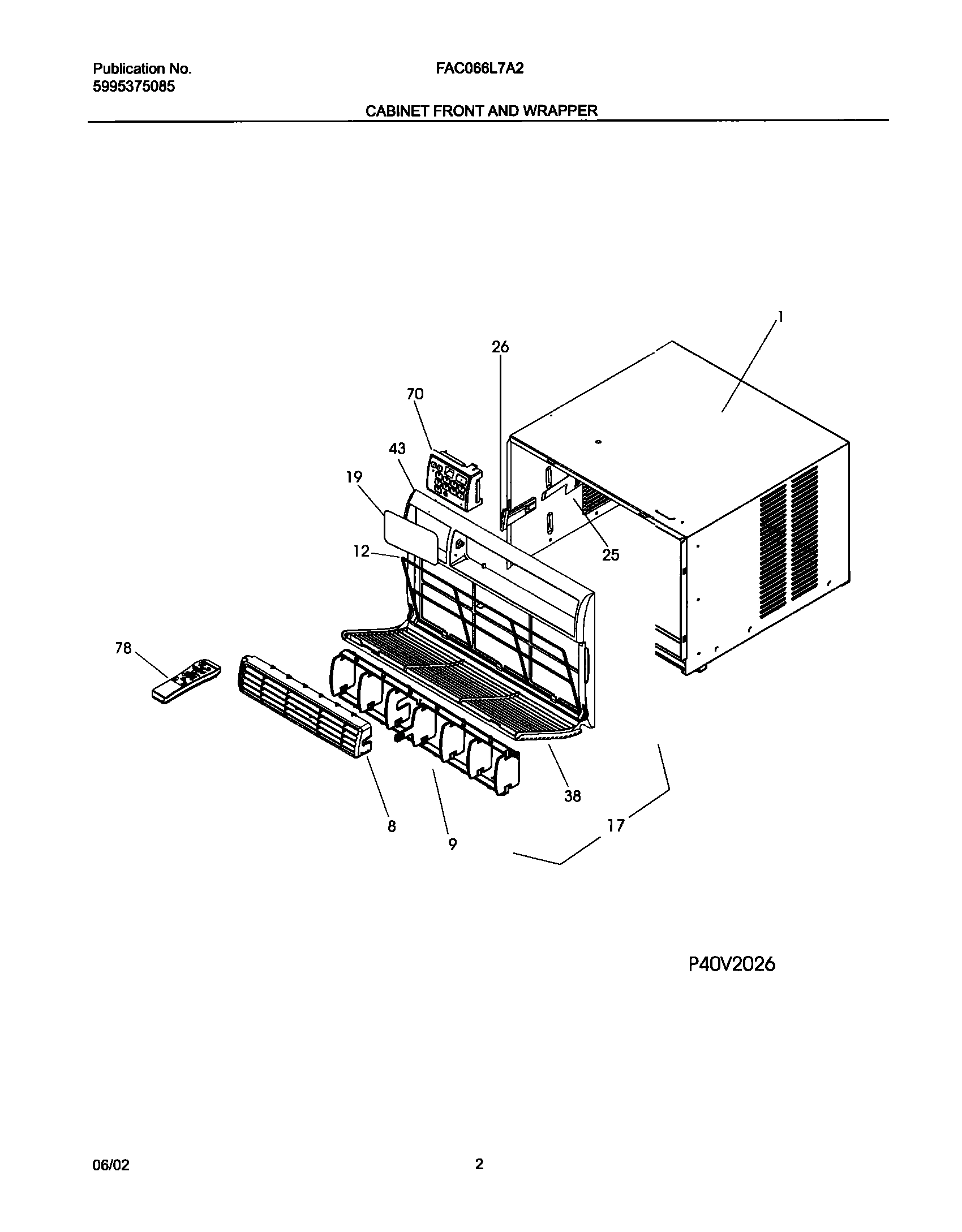 05 - CABINET FRONT AND WRAPPER