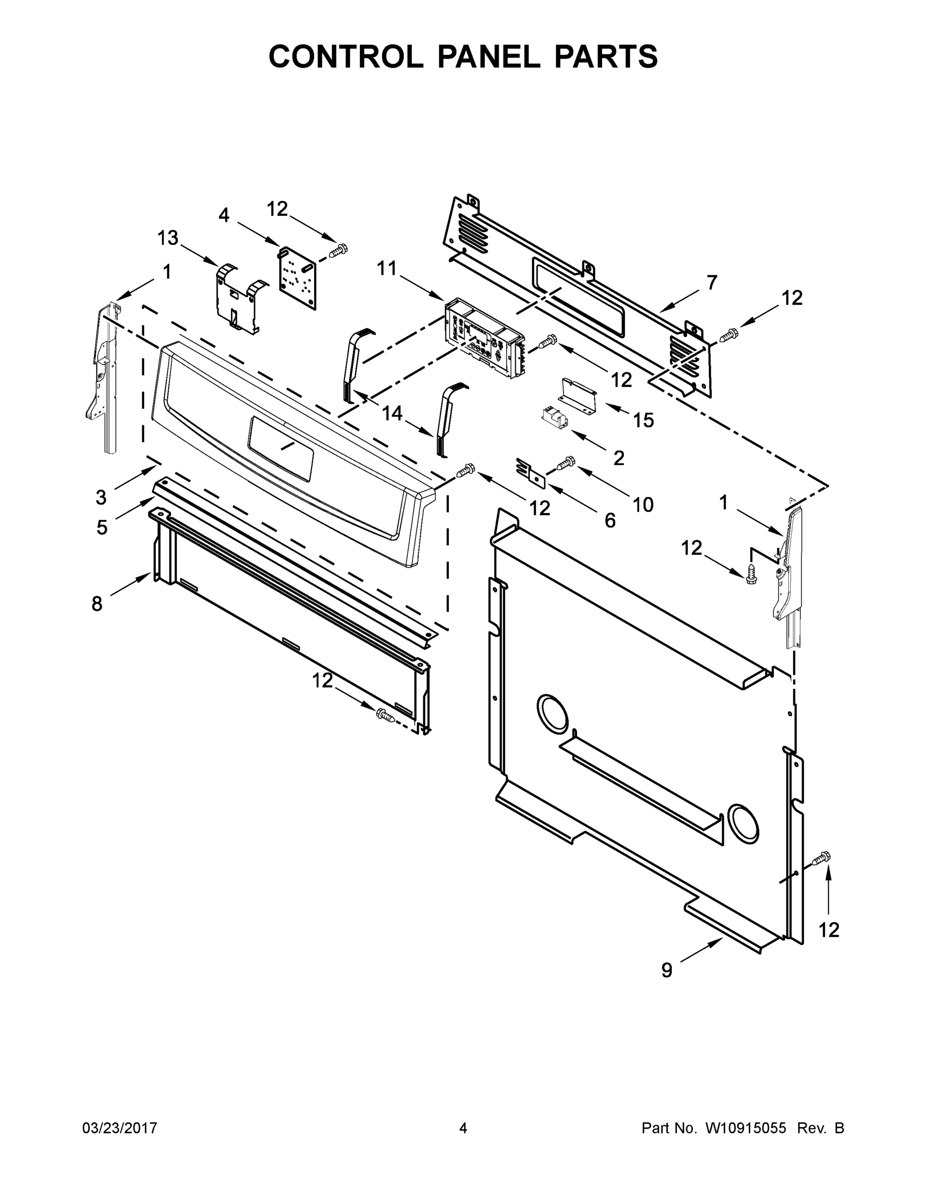 03 - CONTROL PANEL PARTS
