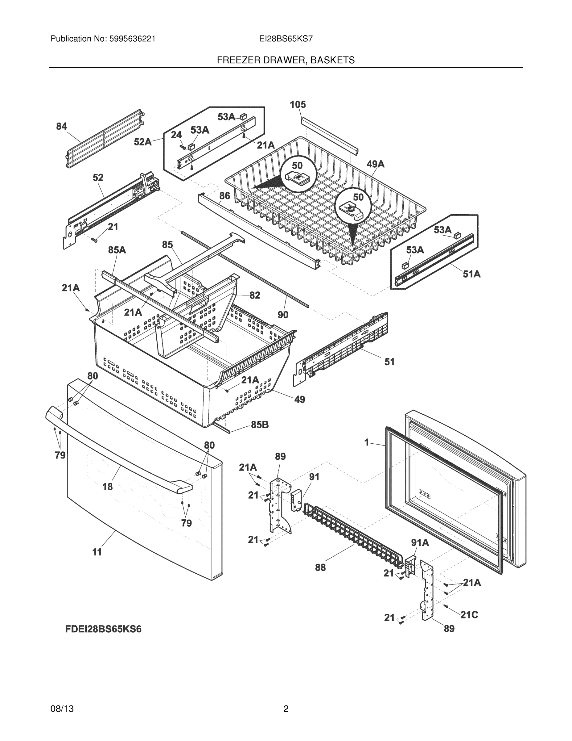 03 - FREEZER DRAWER, BASKETS