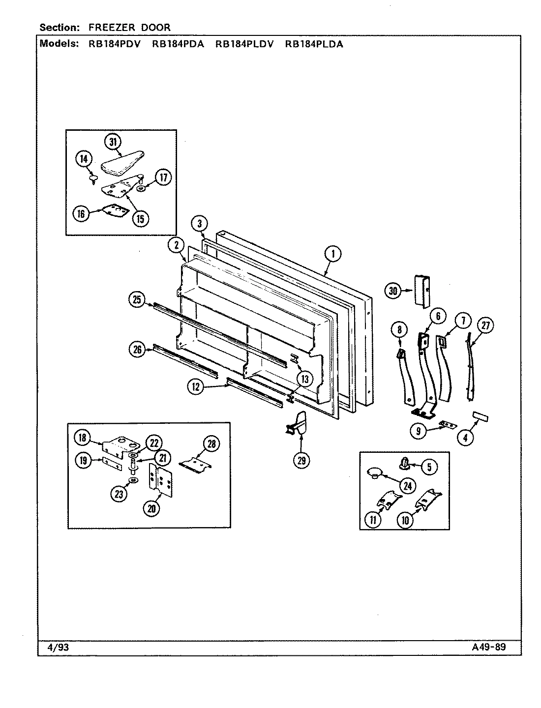 03 - FREEZER DOOR