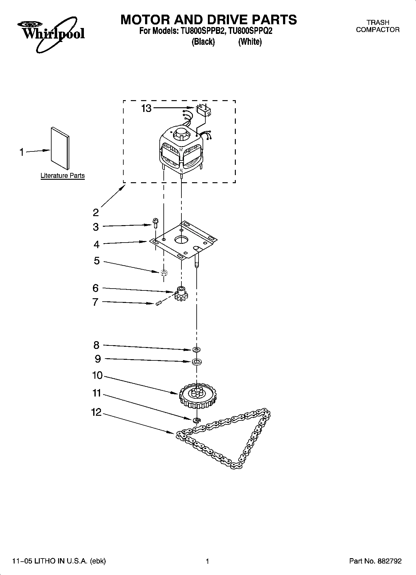 01 - MOTOR AND DRIVE PARTS