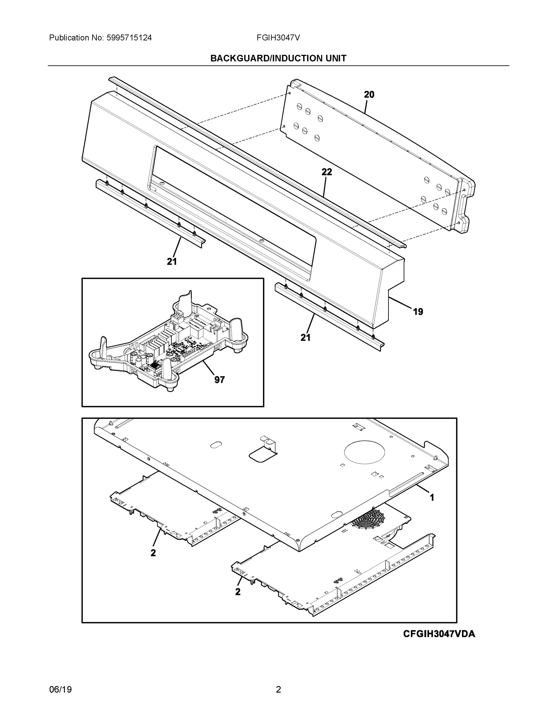 02 - BACKGUARD/INDUCTION UNIT