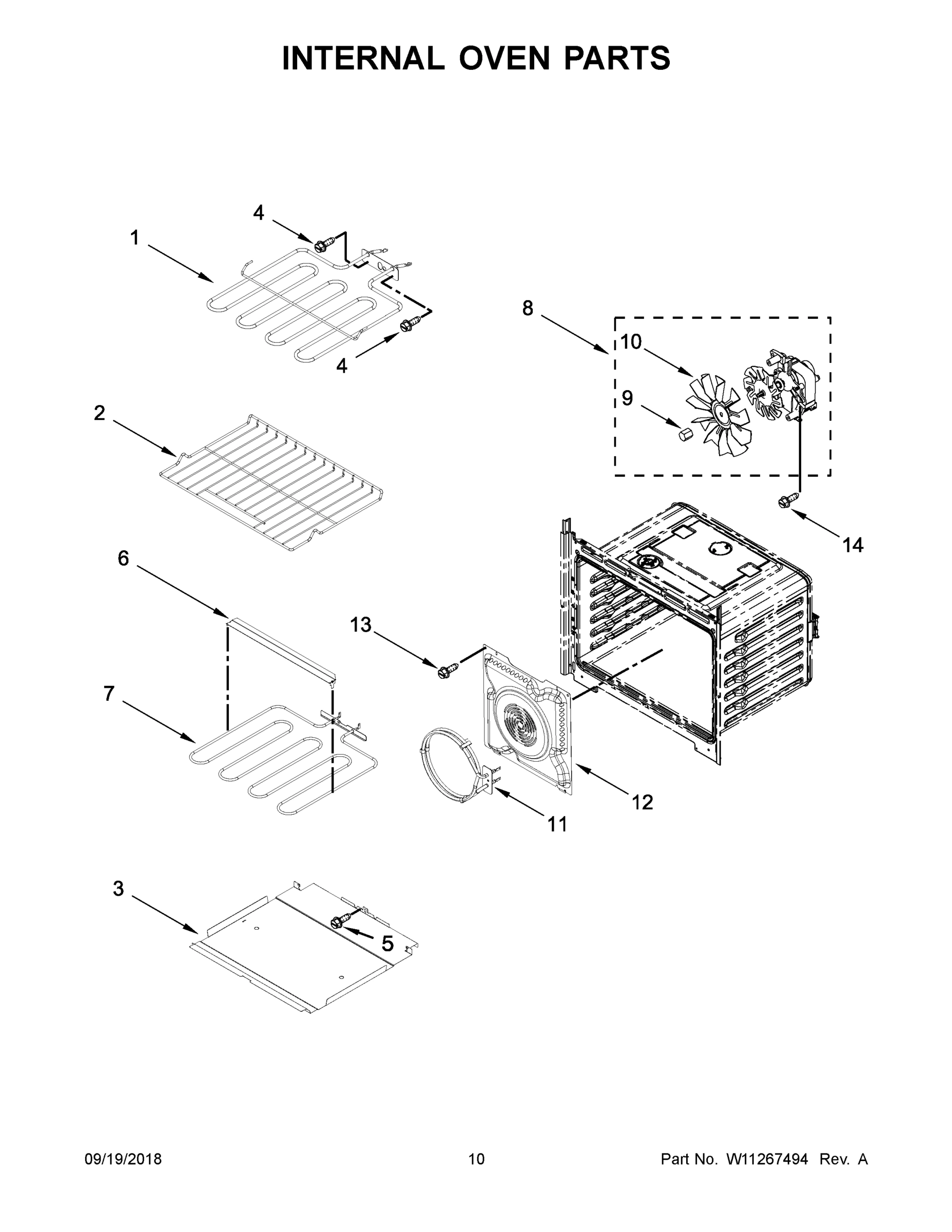 06 - INTERNAL OVEN PARTS