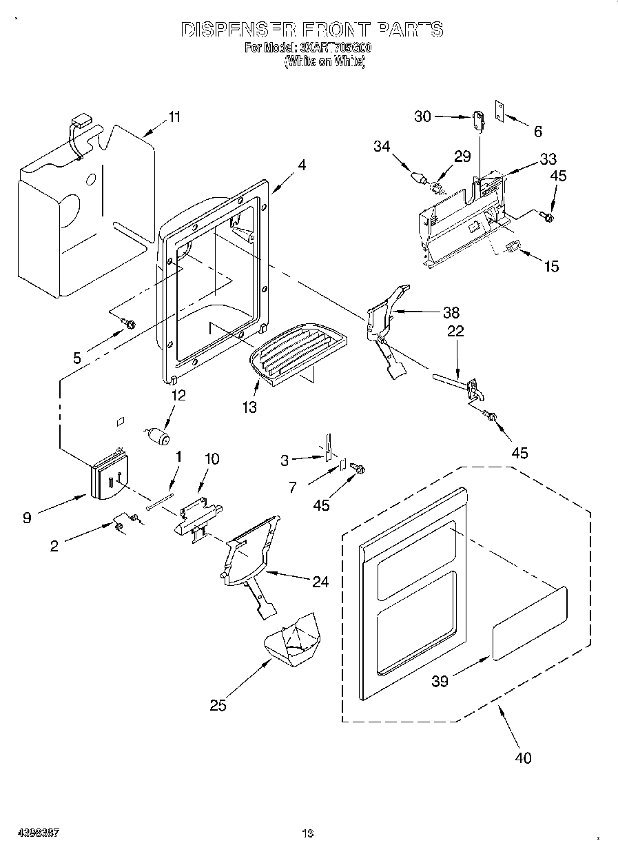 07 - DISPENSER FRONT