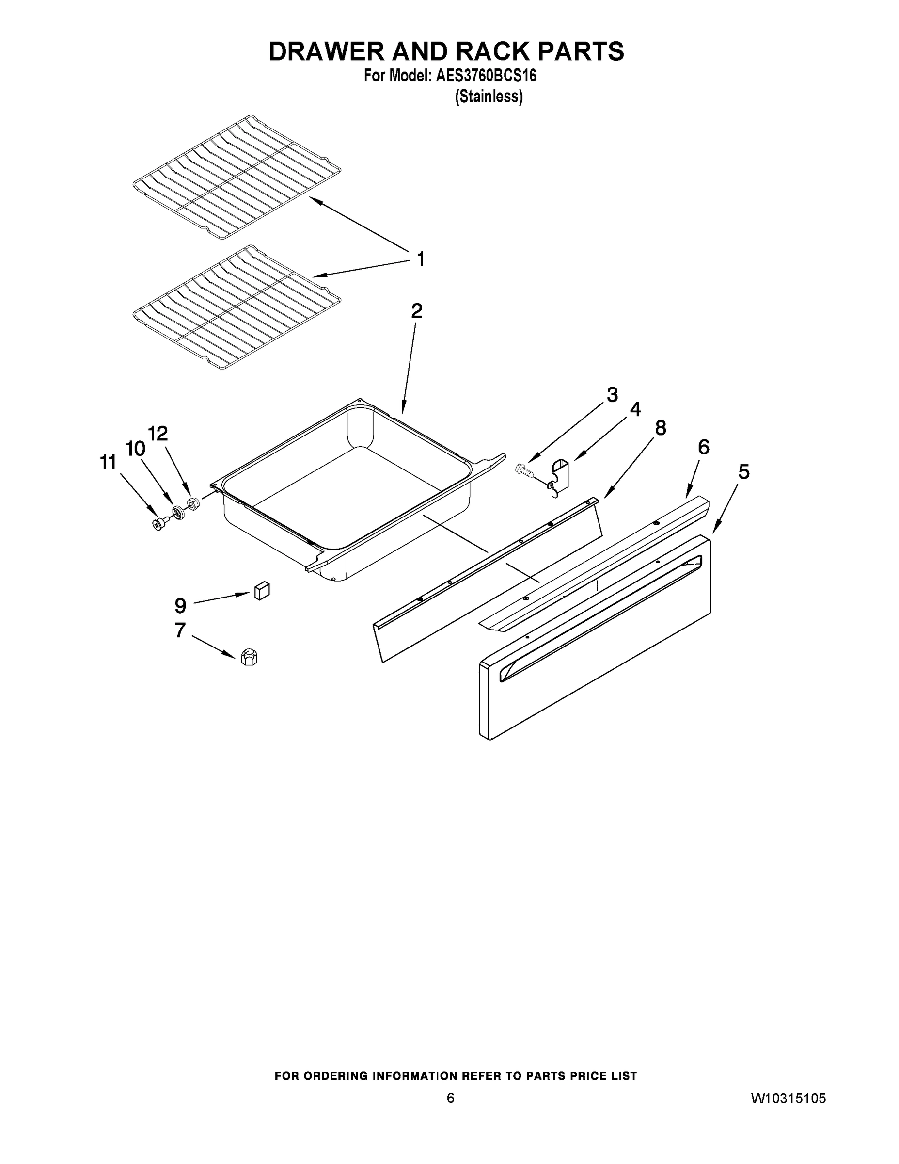 05 - DRAWER AND RACK PARTS