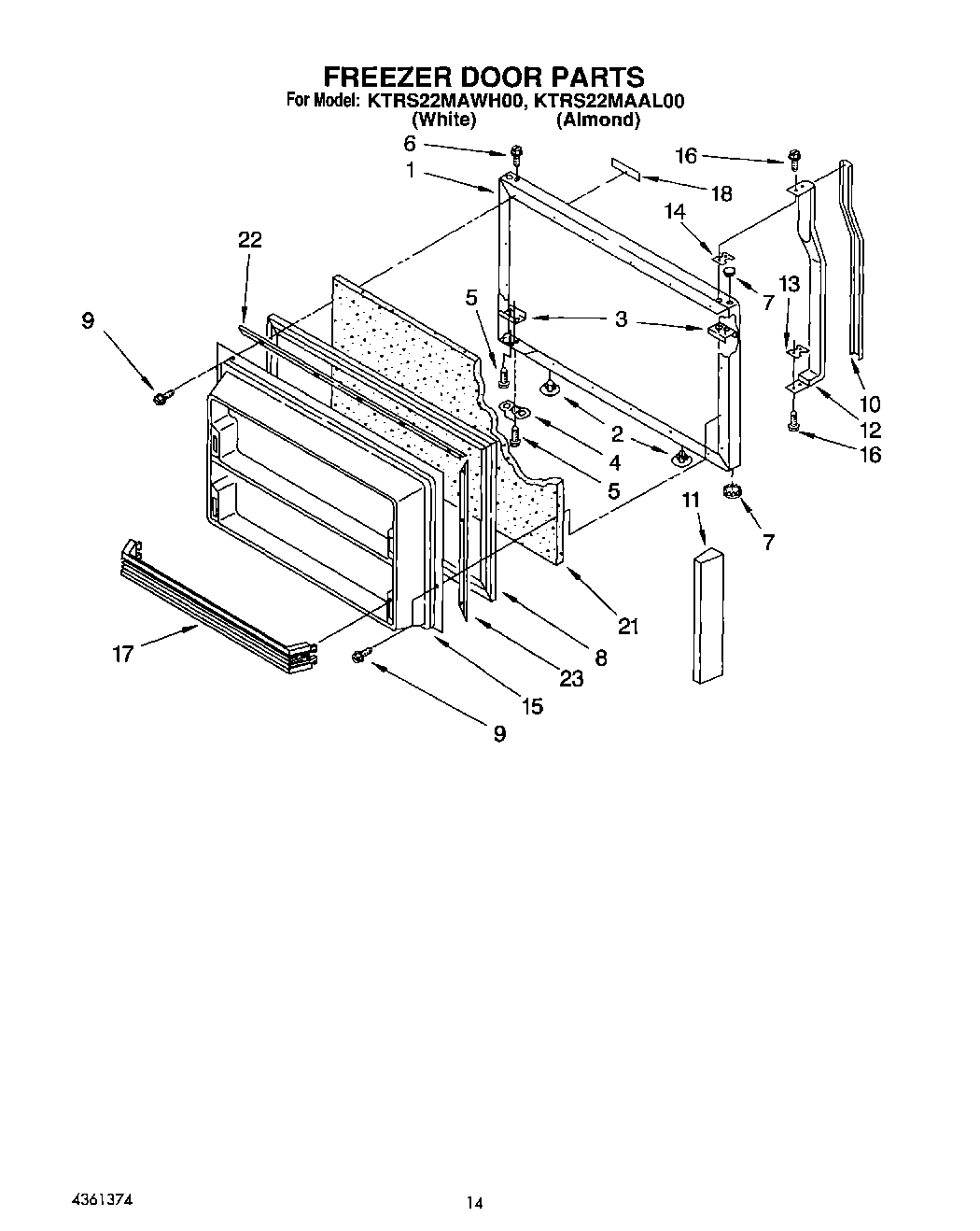 09 - FREEZER DOOR