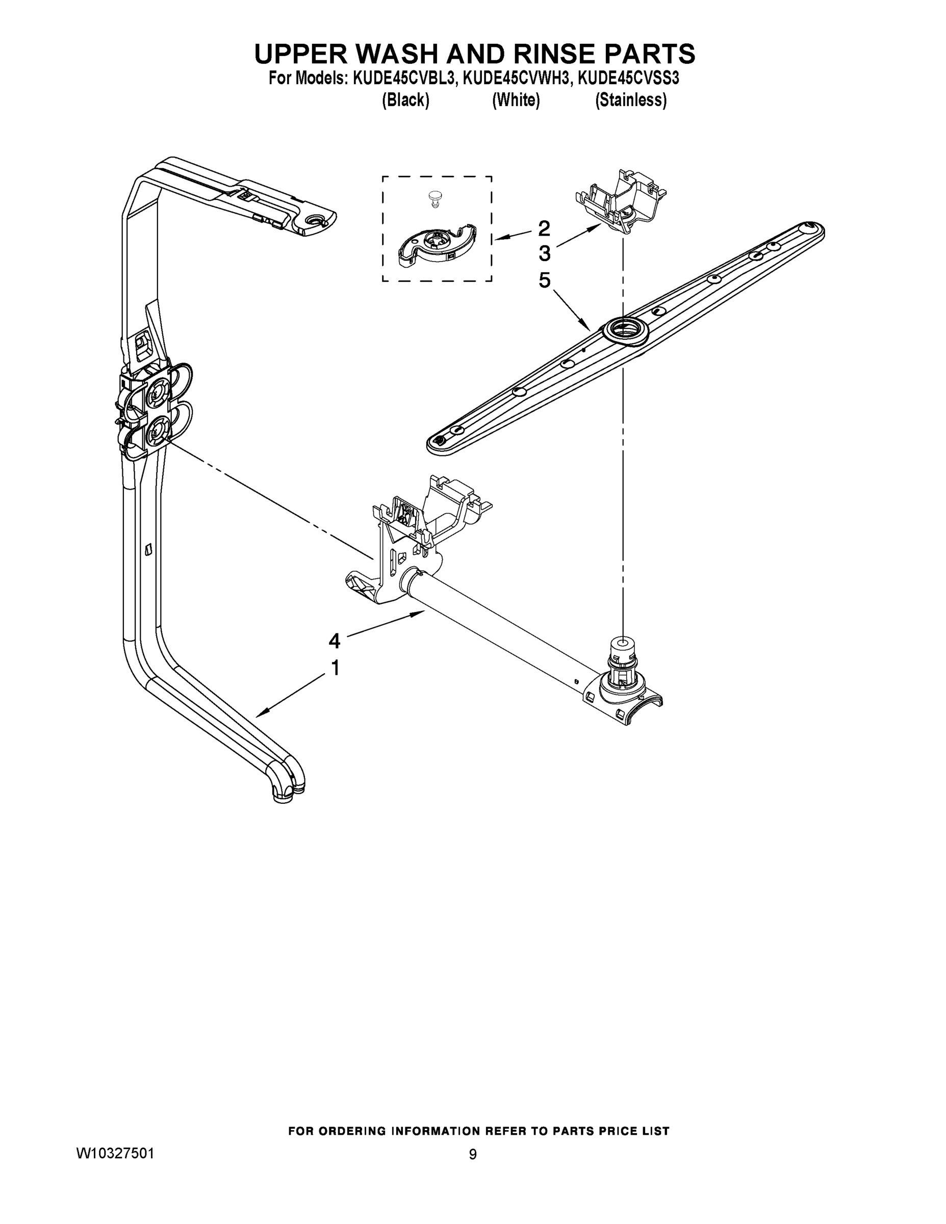 07 - UPPER WASH AND RINSE PARTS