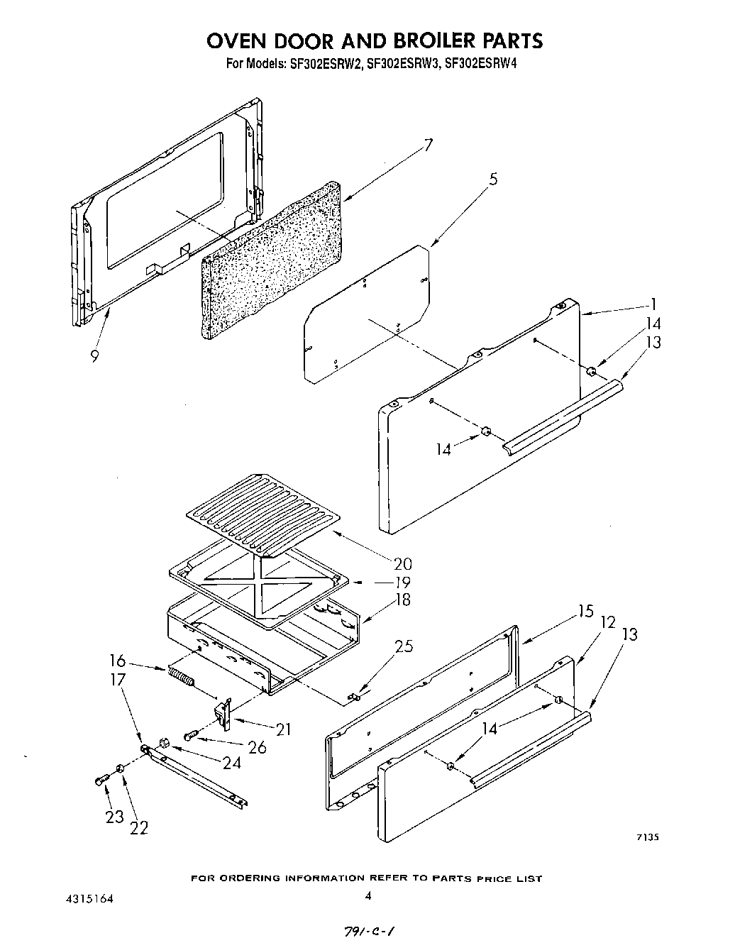 04 - OVEN DOOR AND BROILER