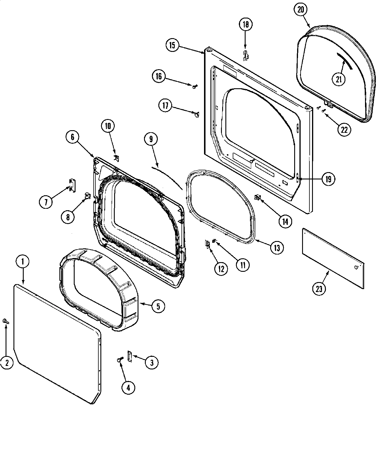 03 - DOOR (DRYER)