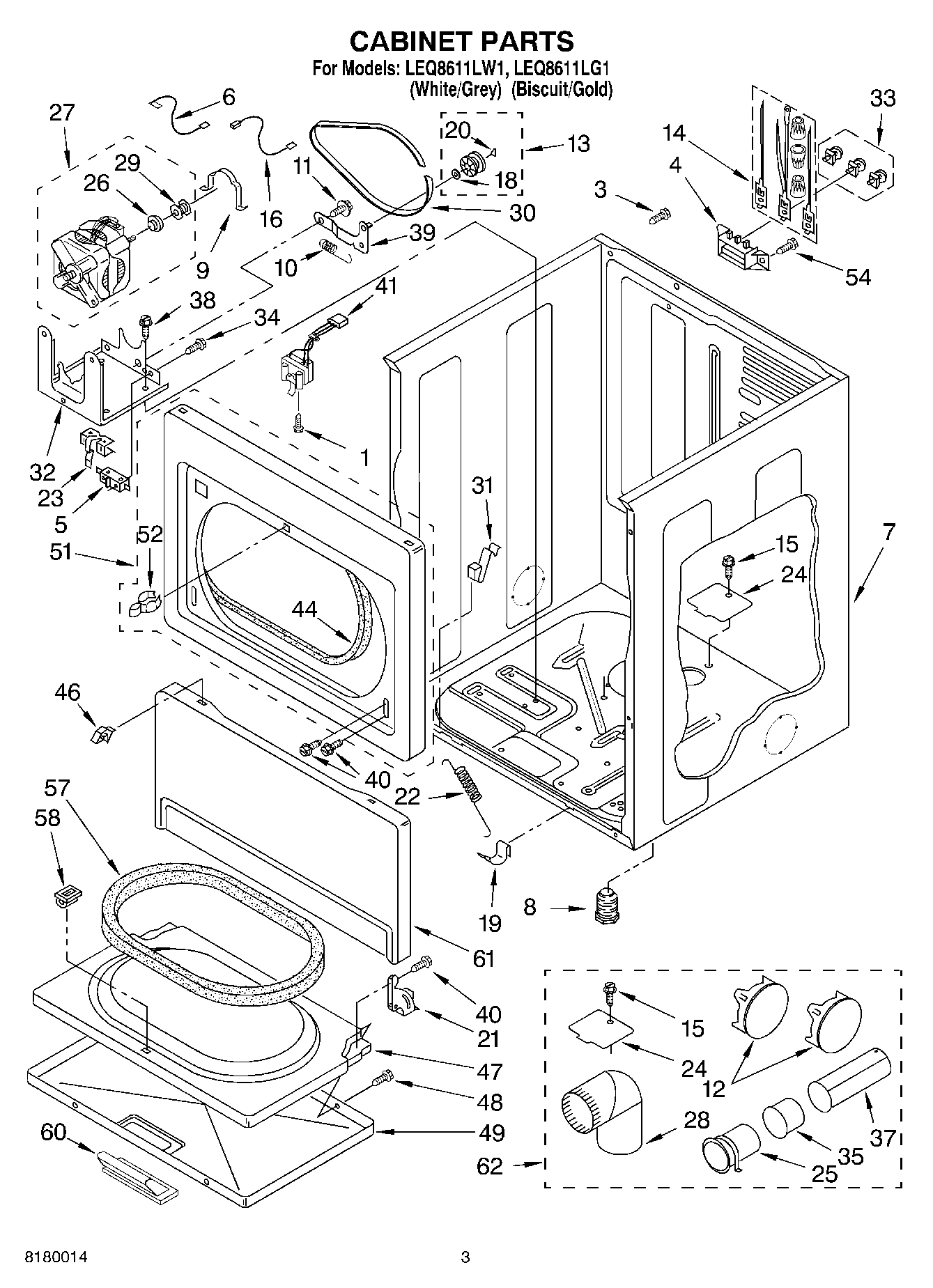 02 - CABINET PARTS