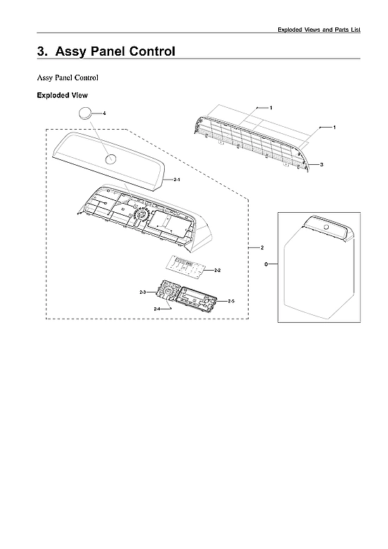 CONTROL PANEL ASSY