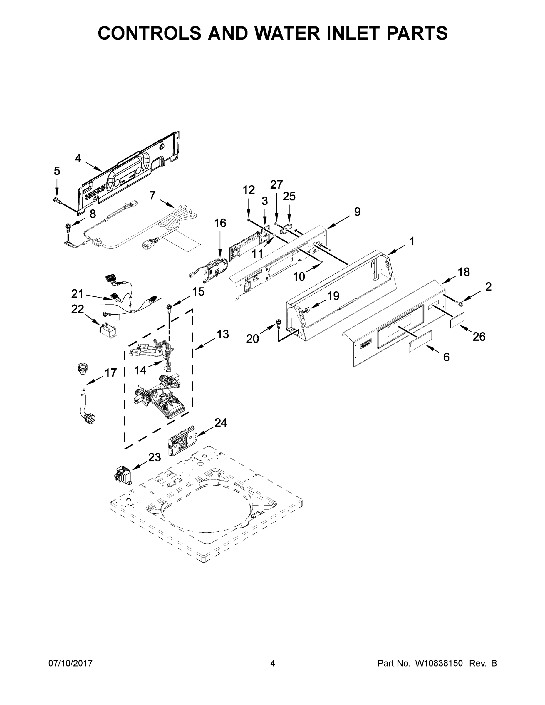 03 - CONTROLS AND WATER INLET PARTS
