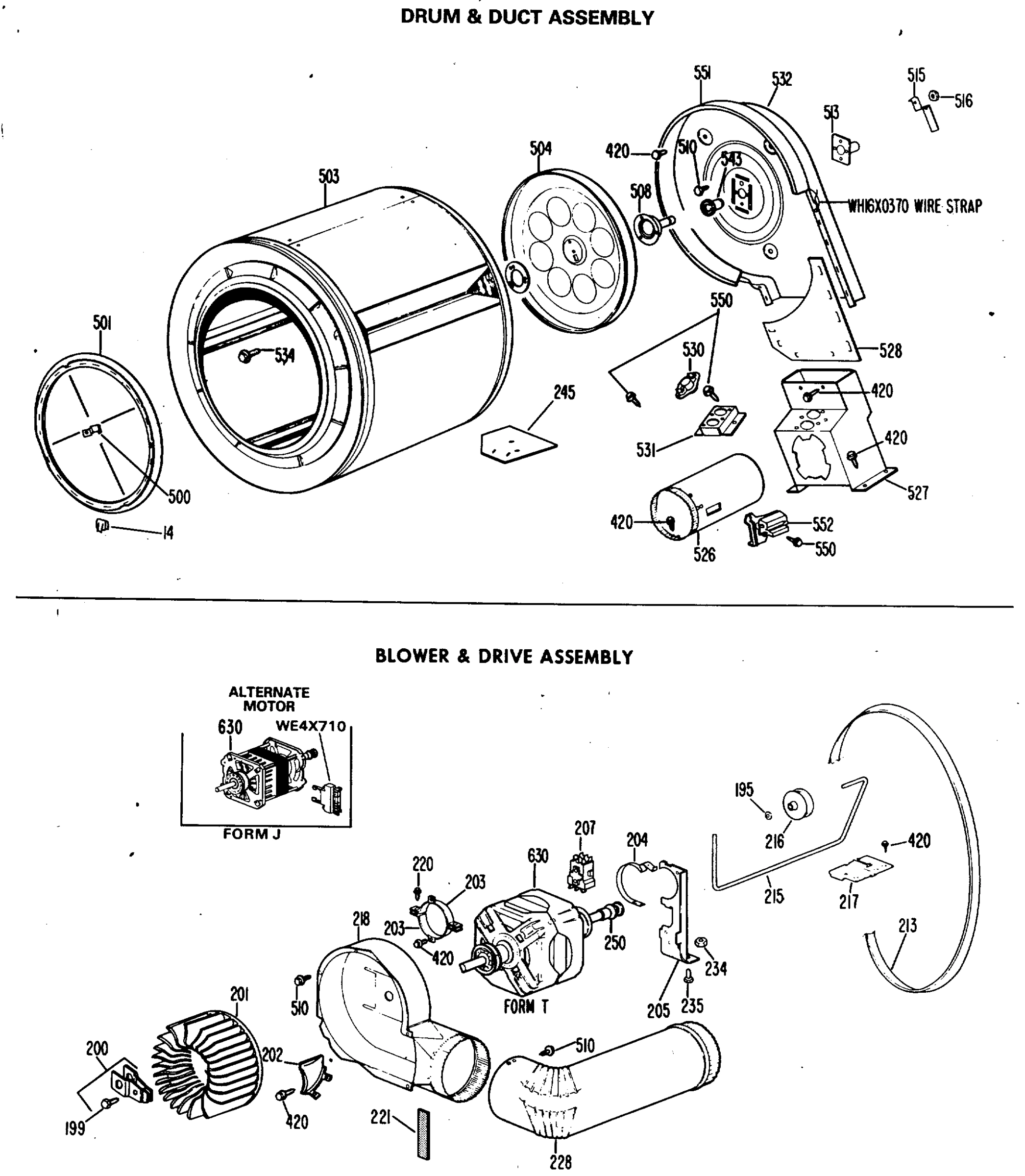DRUM & DUCT ASSEMBLY