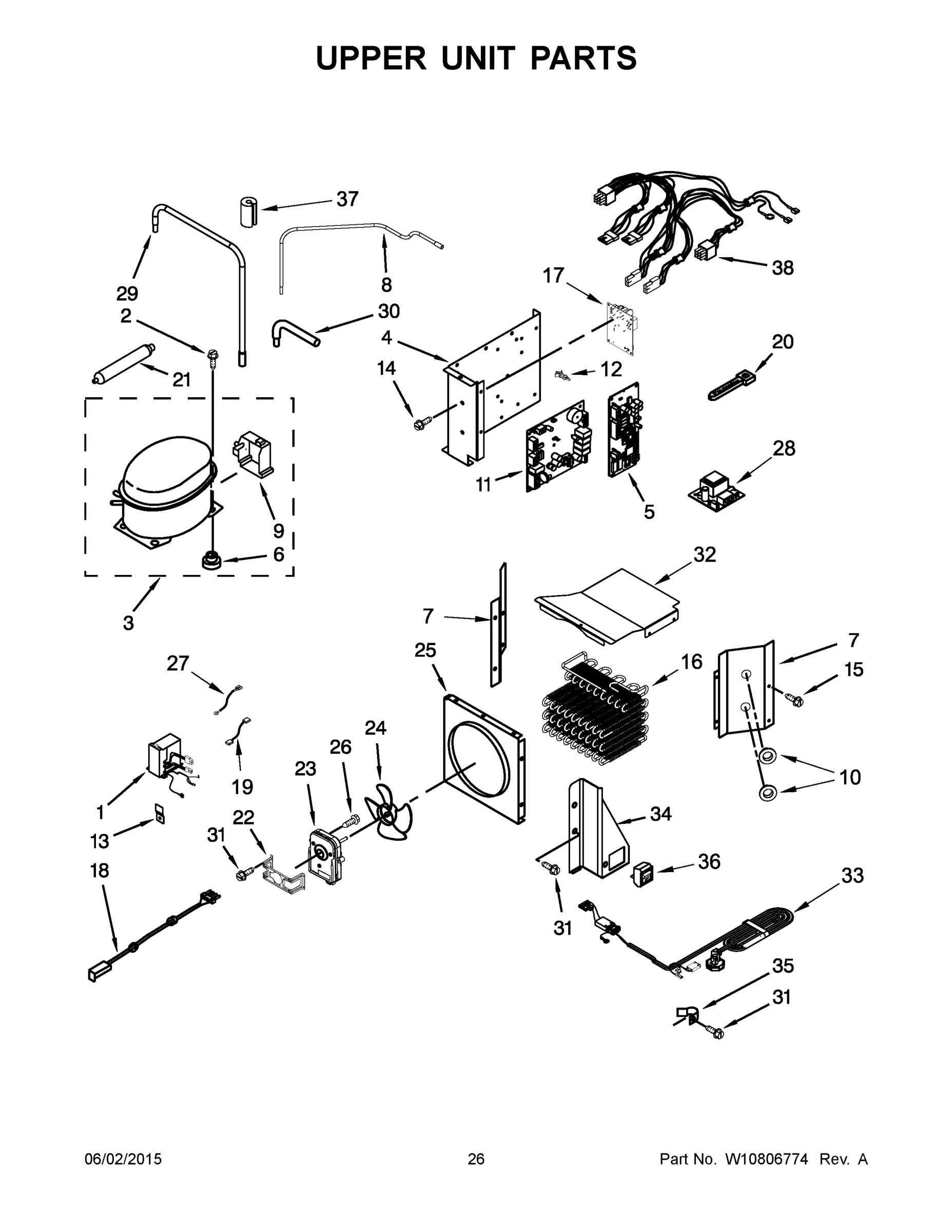 14 - UPPER UNIT PARTS