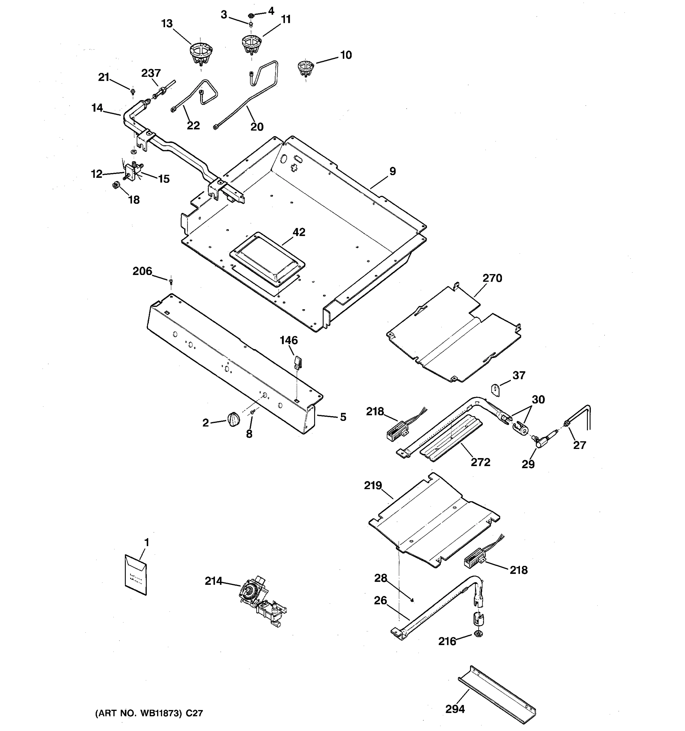 GAS & BURNER PARTS