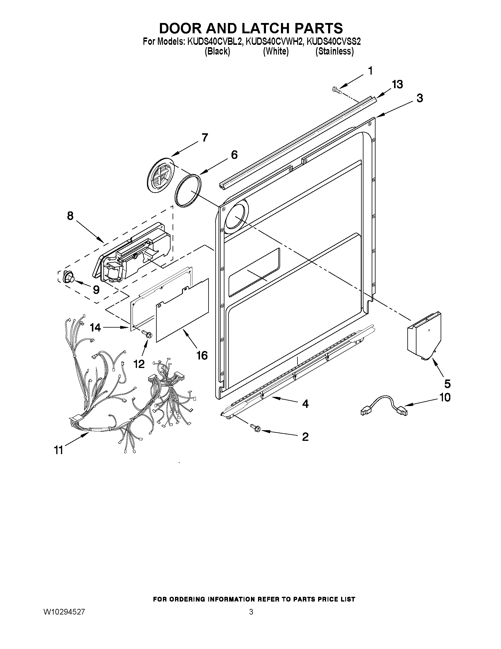 03 - DOOR AND LATCH PARTS