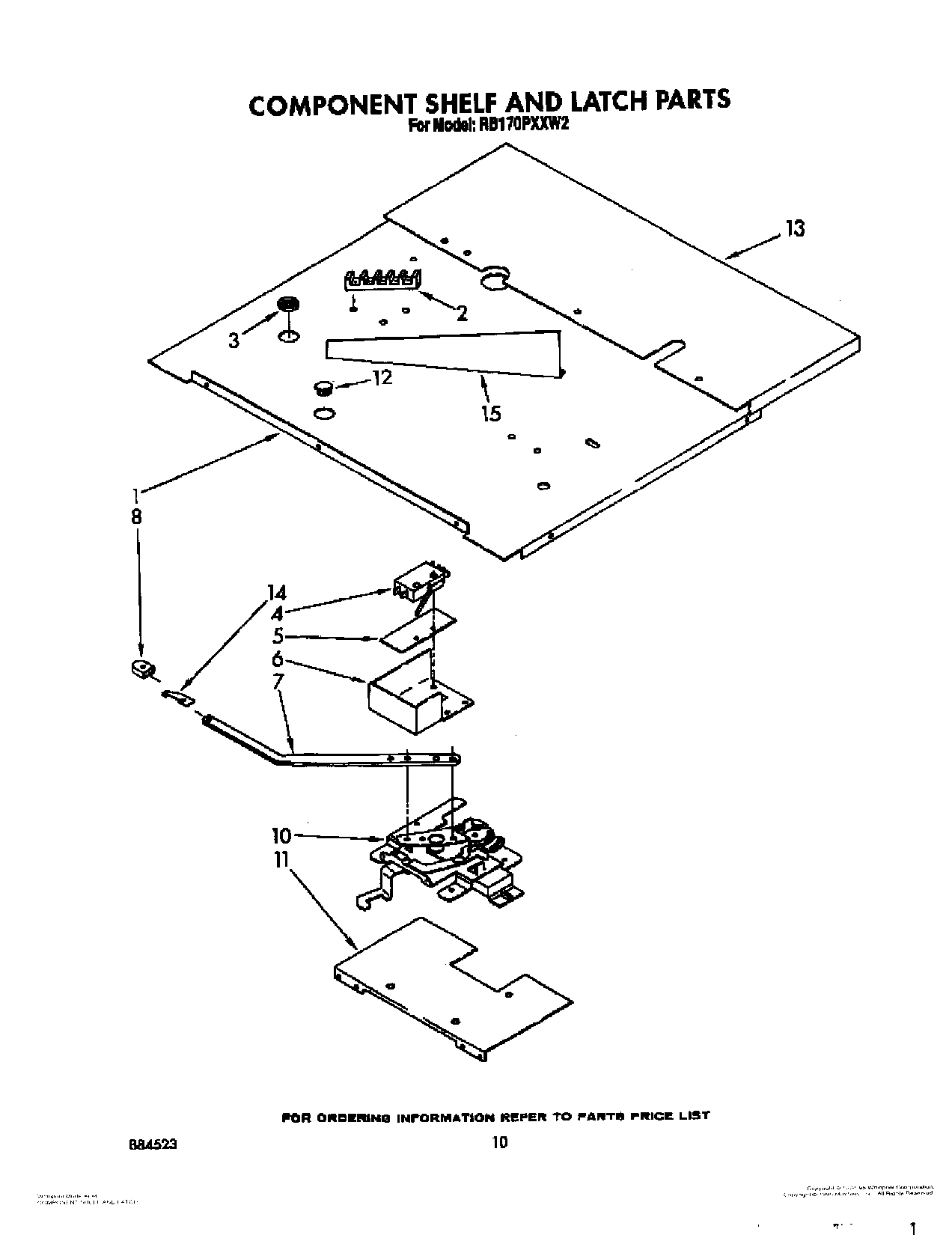 07 - COMPONENT SHELF AND LATCH