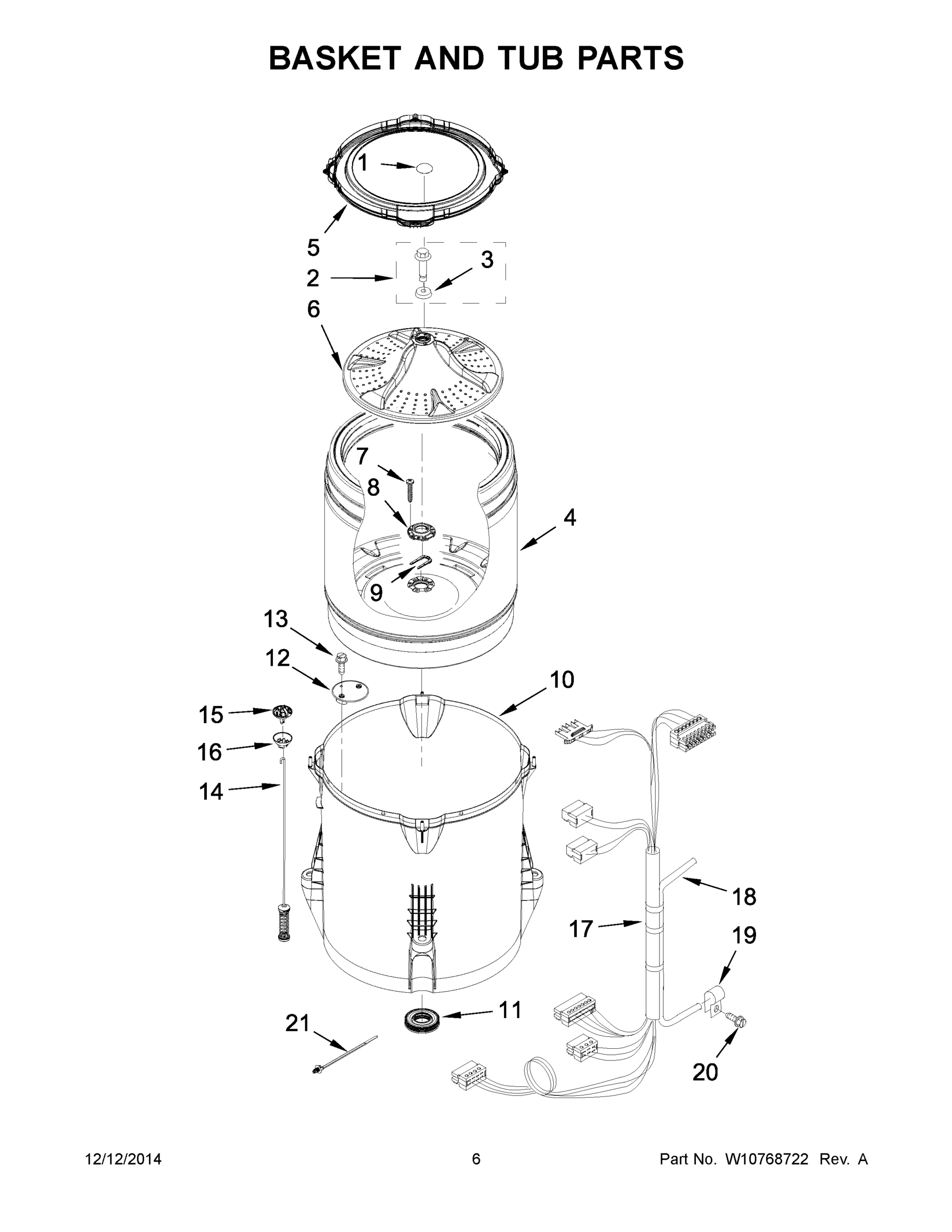 04 - BASKET AND TUB PARTS