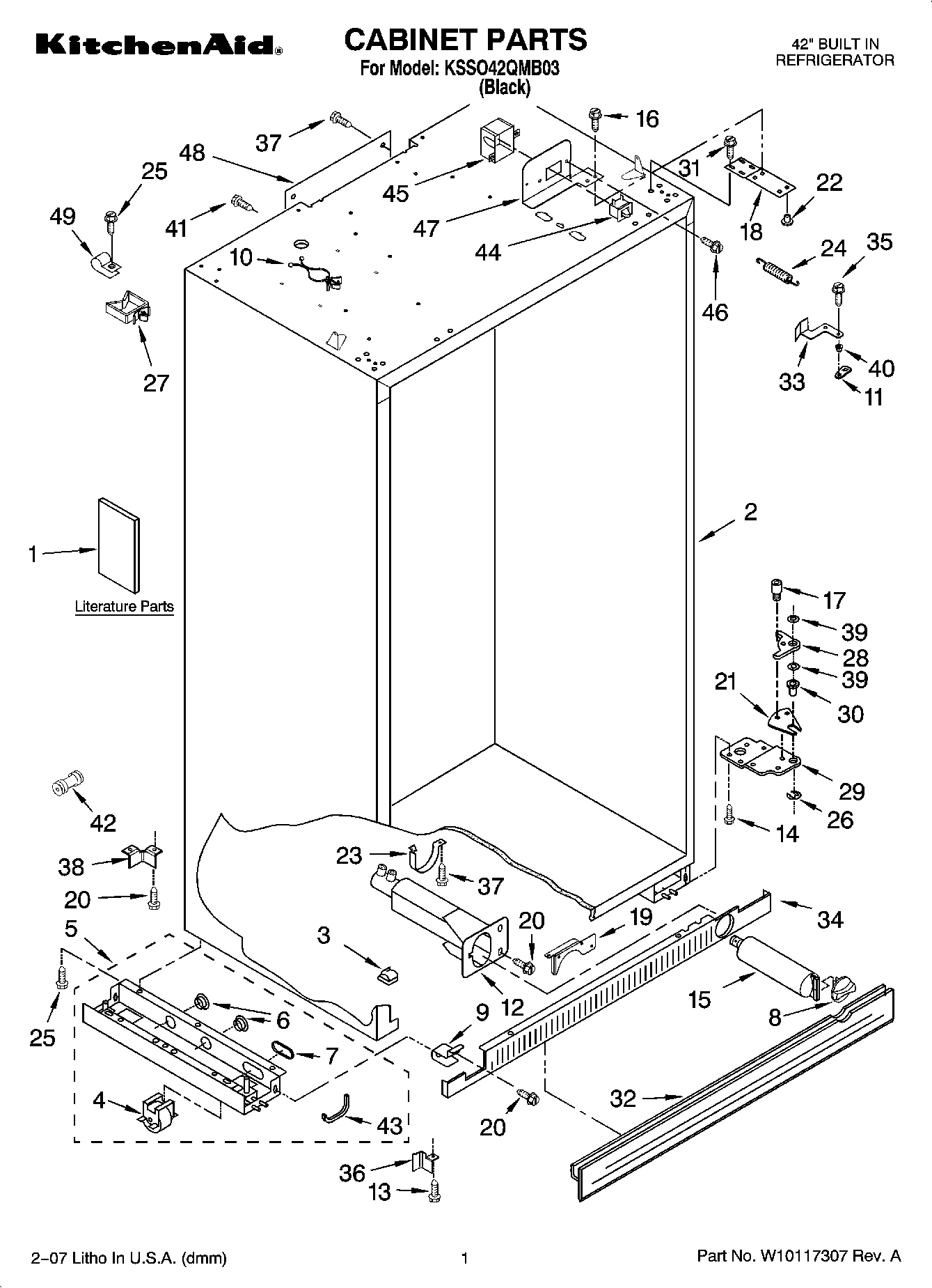 01 - CABINET PARTS
