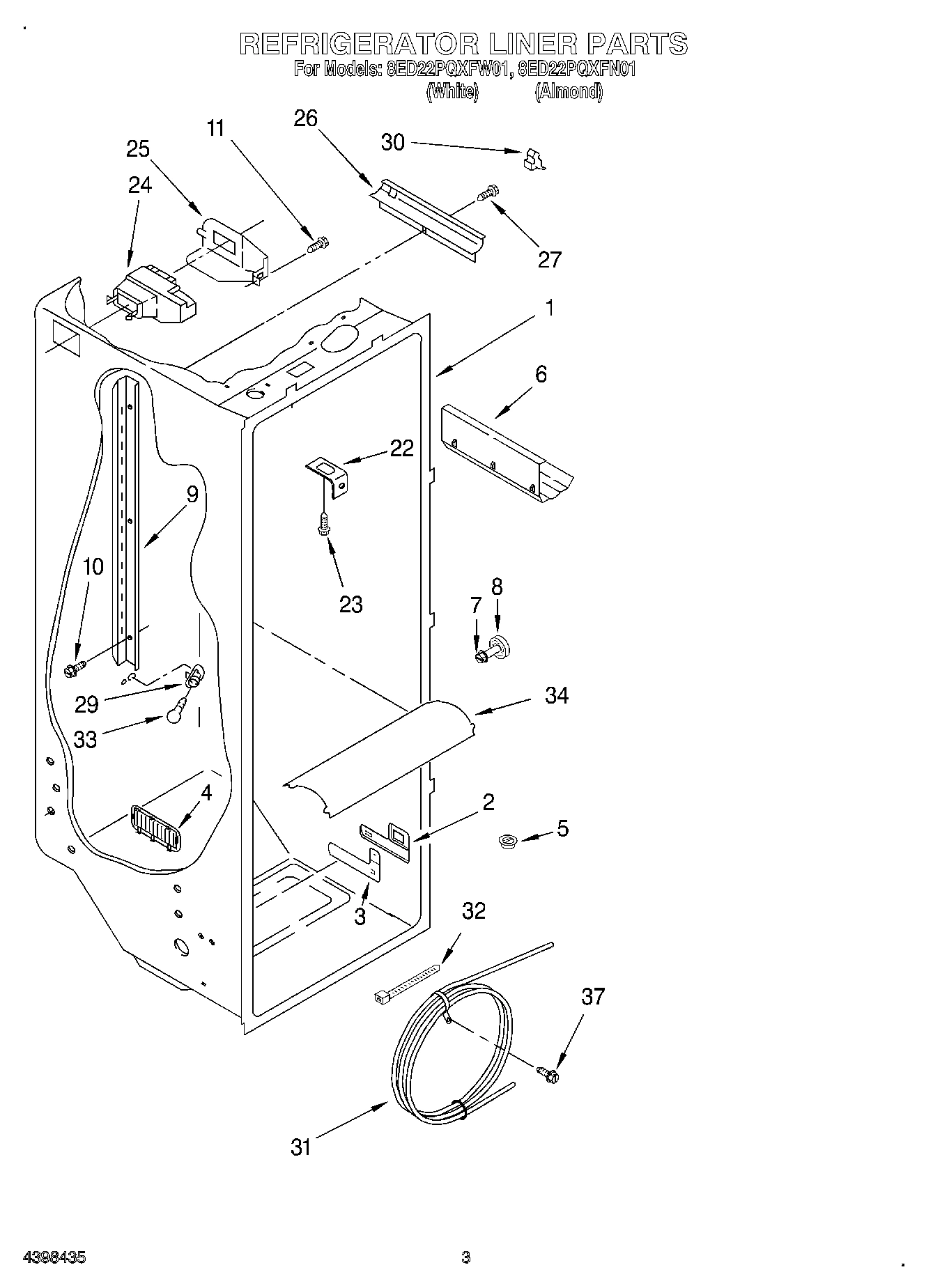 02 - REFRIGERATOR LINER
