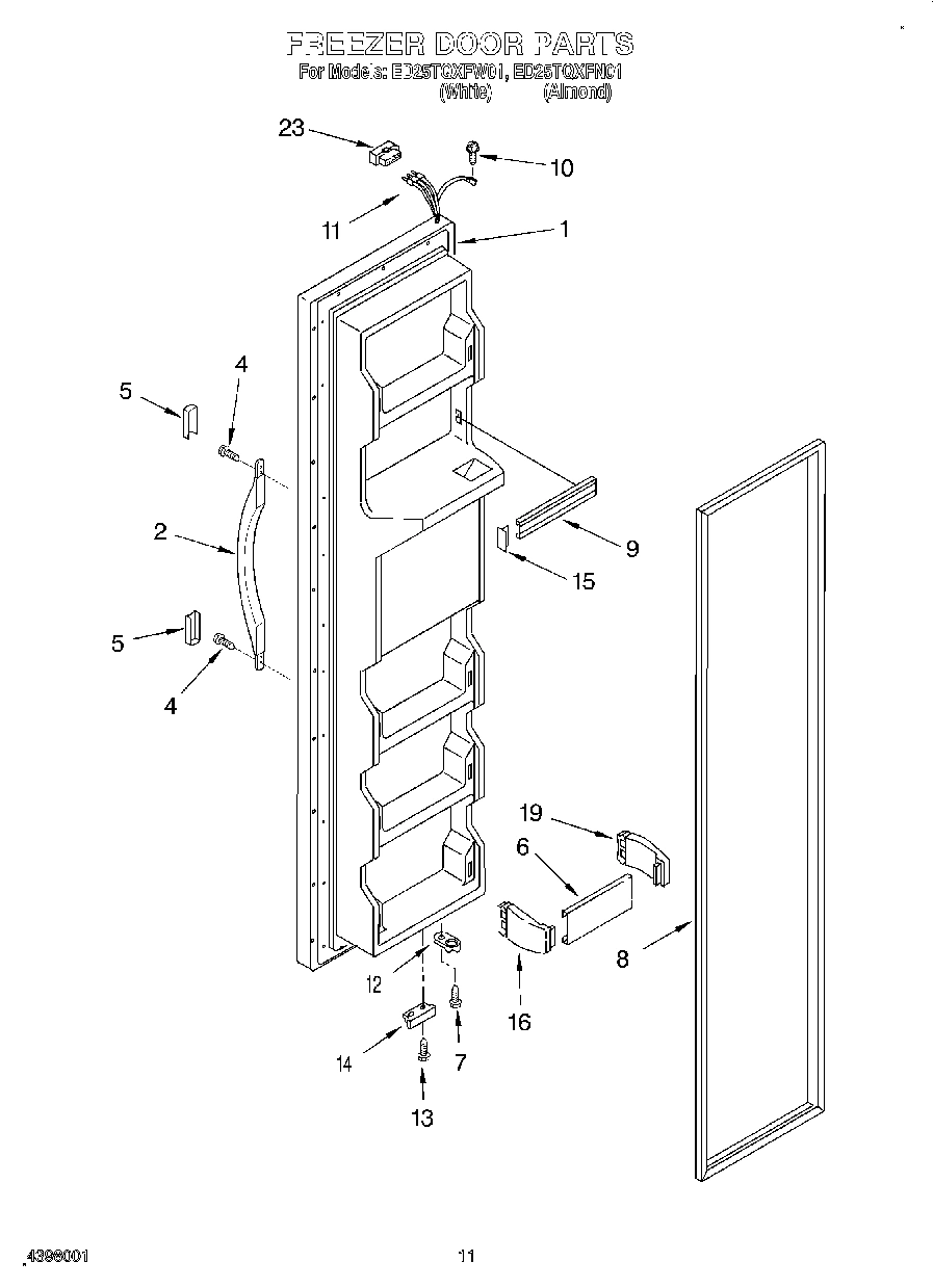 07 - FREEZER DOOR