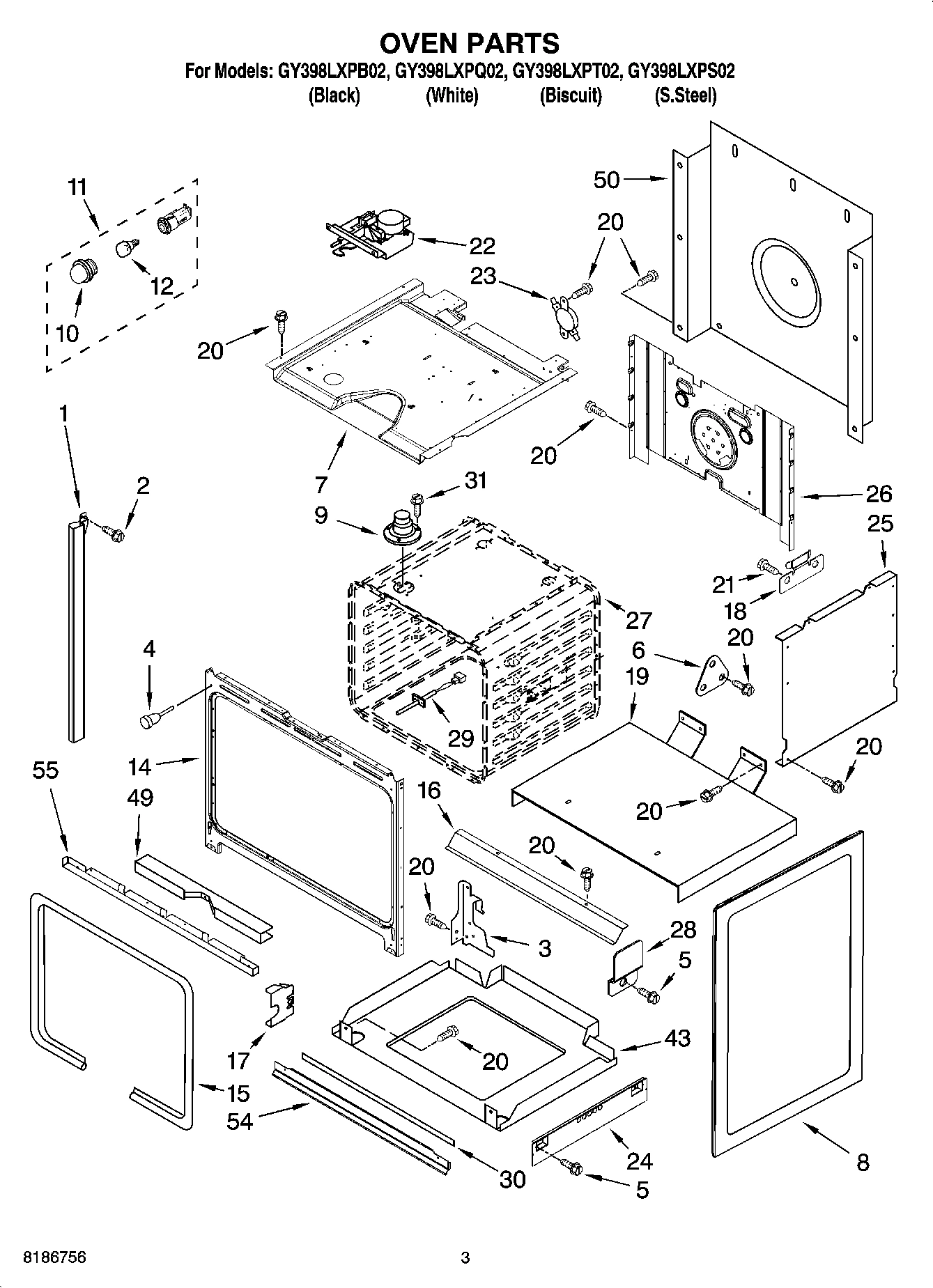 03 - OVEN PARTS