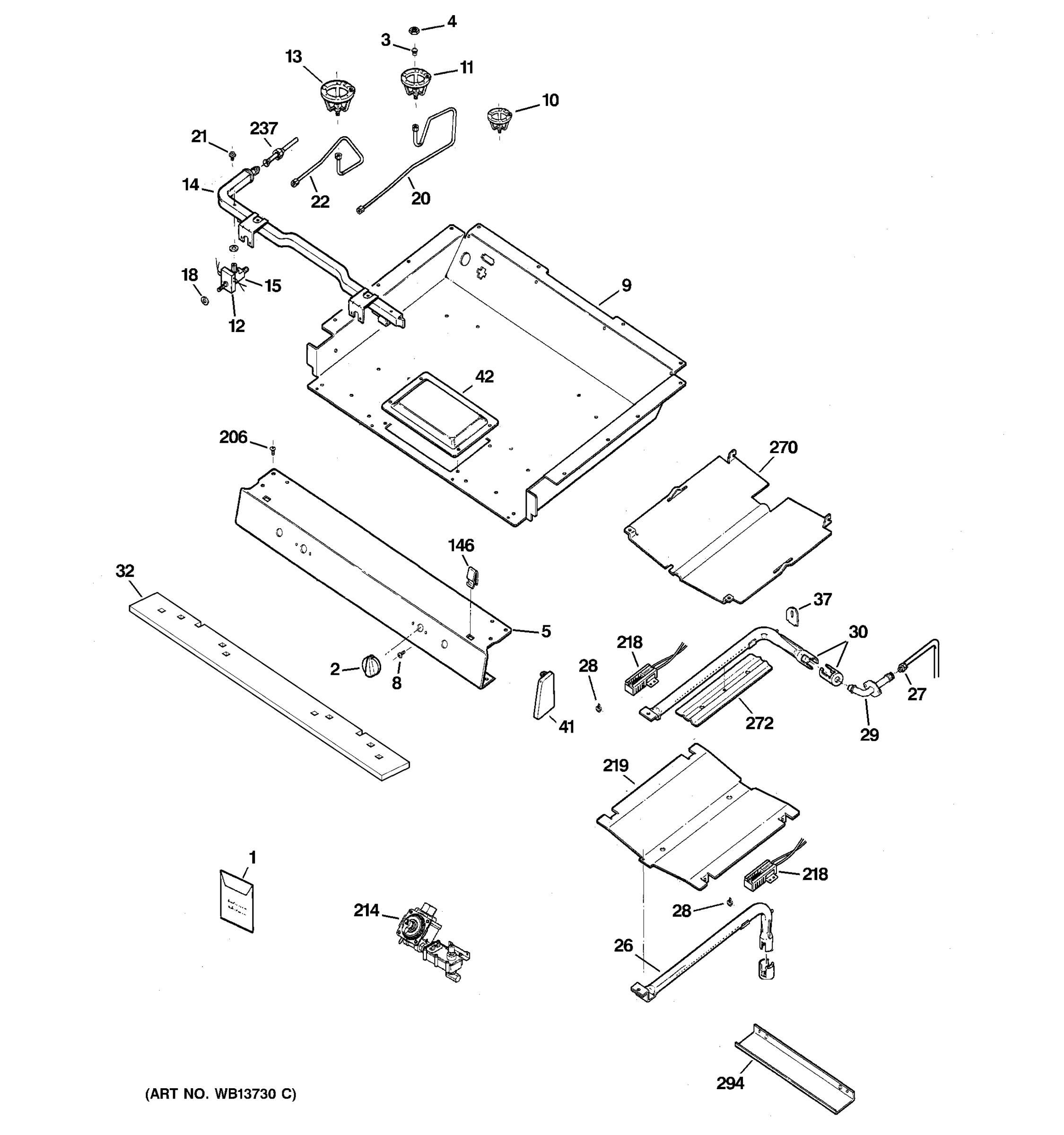 GAS & BURNER PARTS