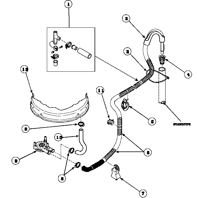 05 - DRAIN HOSE AND SIPHON BREAK