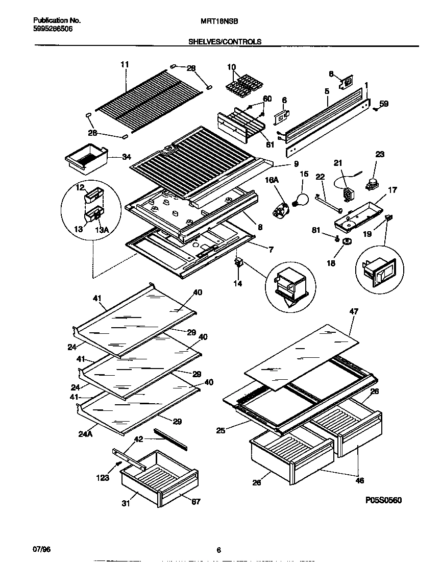 04 - SHELVES/CONTROLS