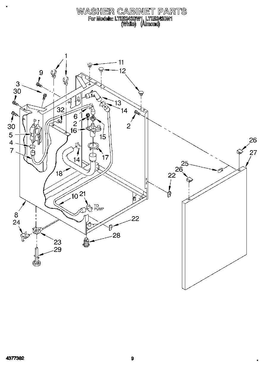 07 - WASHER CABINET
