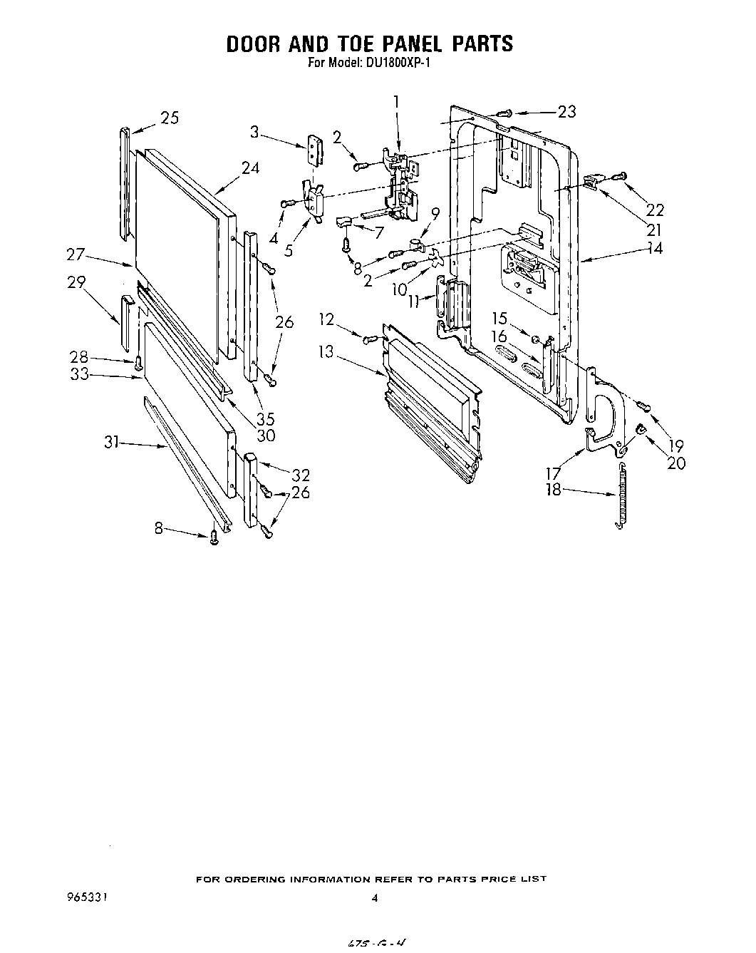 03 - DOOR AND TOE PANEL