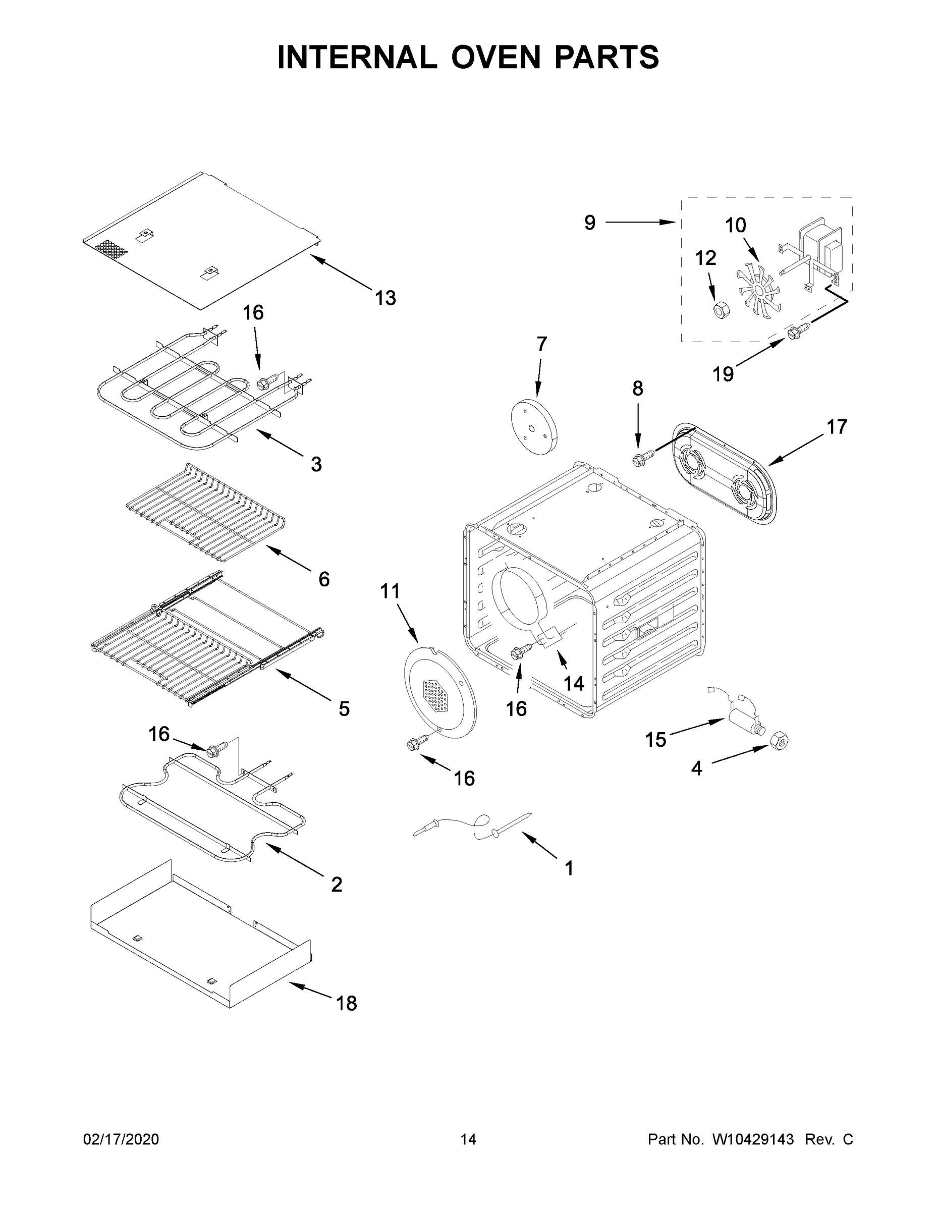 08 - INTERNAL OVEN PARTS