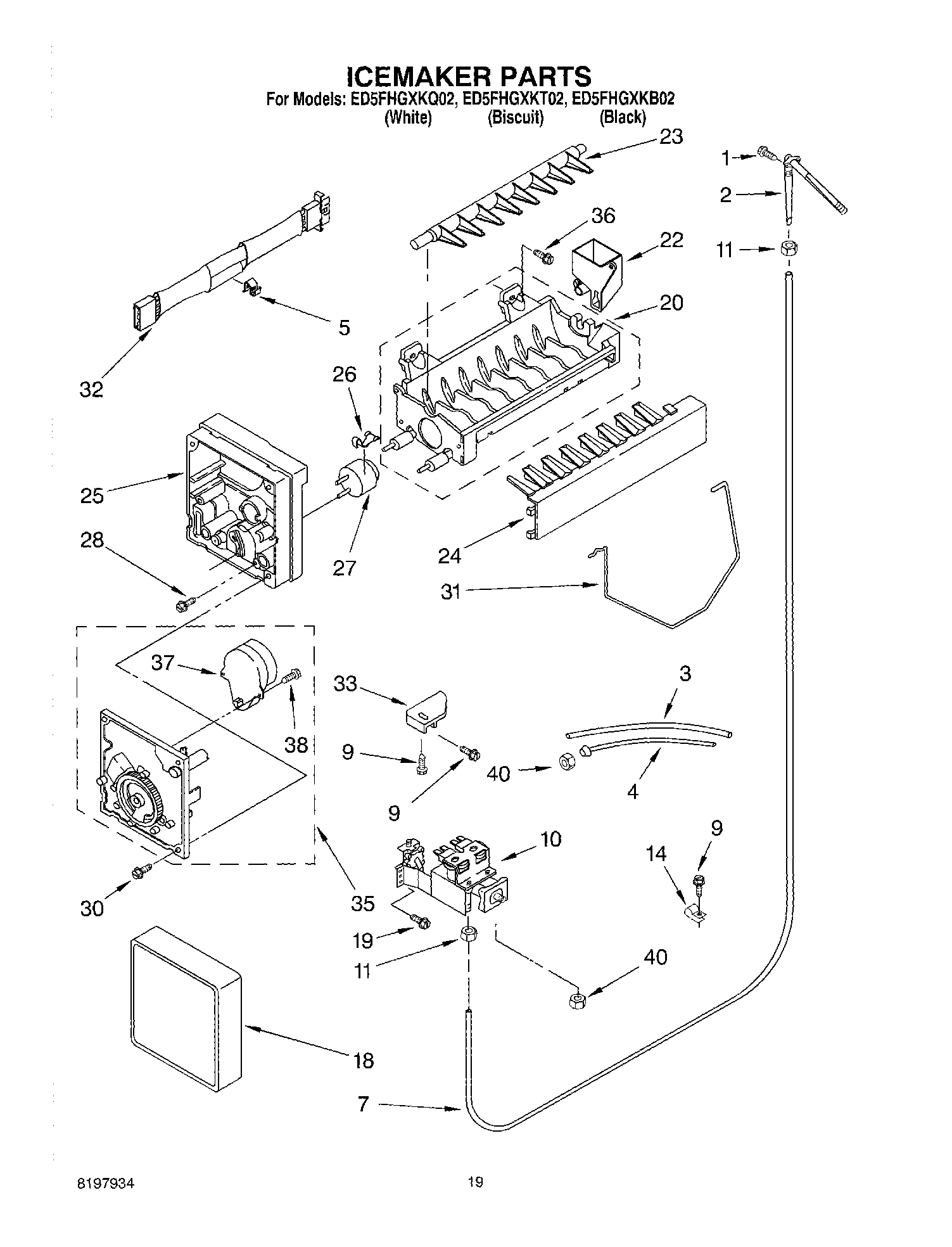 12 - ICE MAKER, OPTIONAL