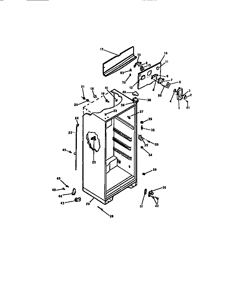 03 - CABINET W/FAN ASSEMBLY