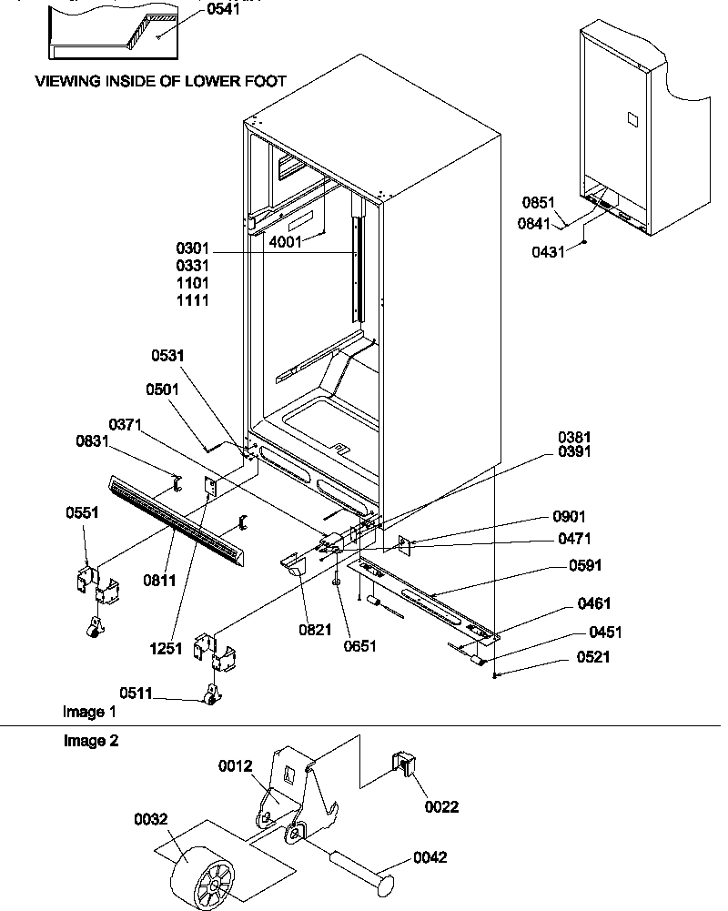 07 - LADDERS, LOWER CABINET AND ROLLERS