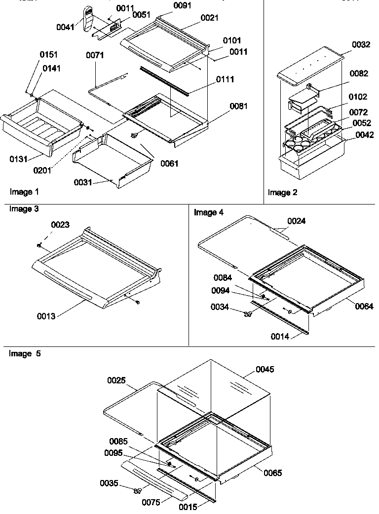 12 - SHELVES, DELI, & CRISPER ASSY & ACCS