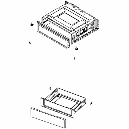 DG90-00035G Samsung Main Drawer Assembly NE59