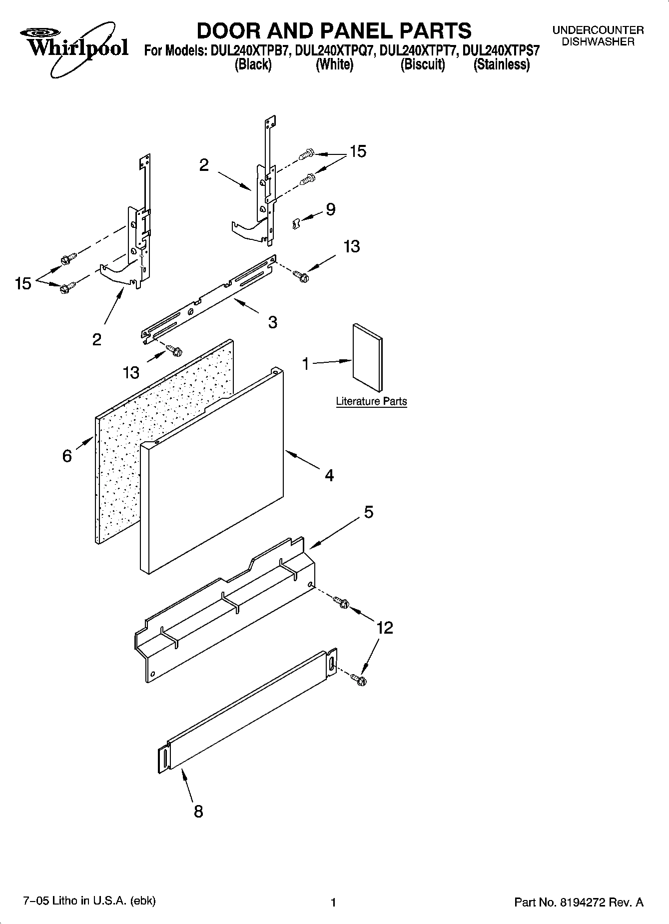 01 - DOOR AND PANEL PARTS