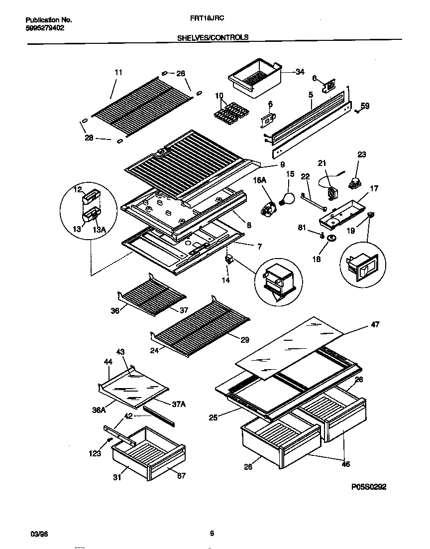 04 - SHELVES/CONTROLS