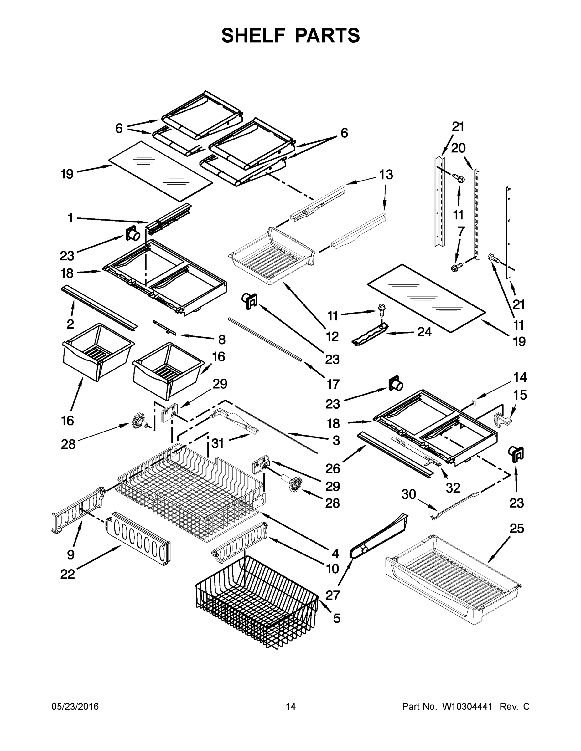 08 - SHELF PARTS