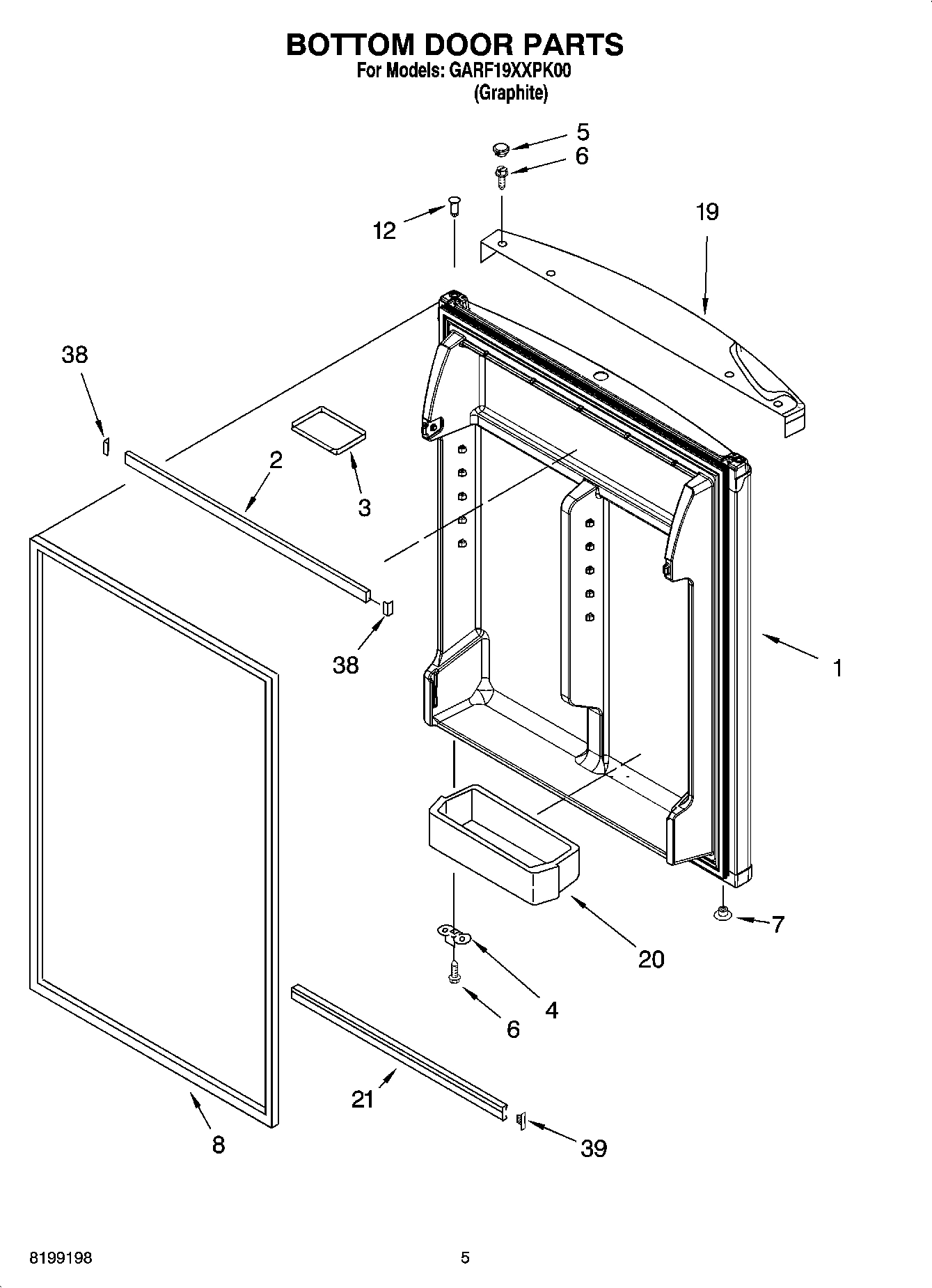 03 - BOTTOM DOOR PARTS