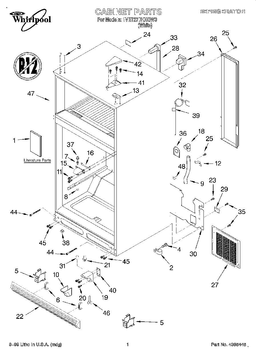 01 - CABINET, LITERATURE