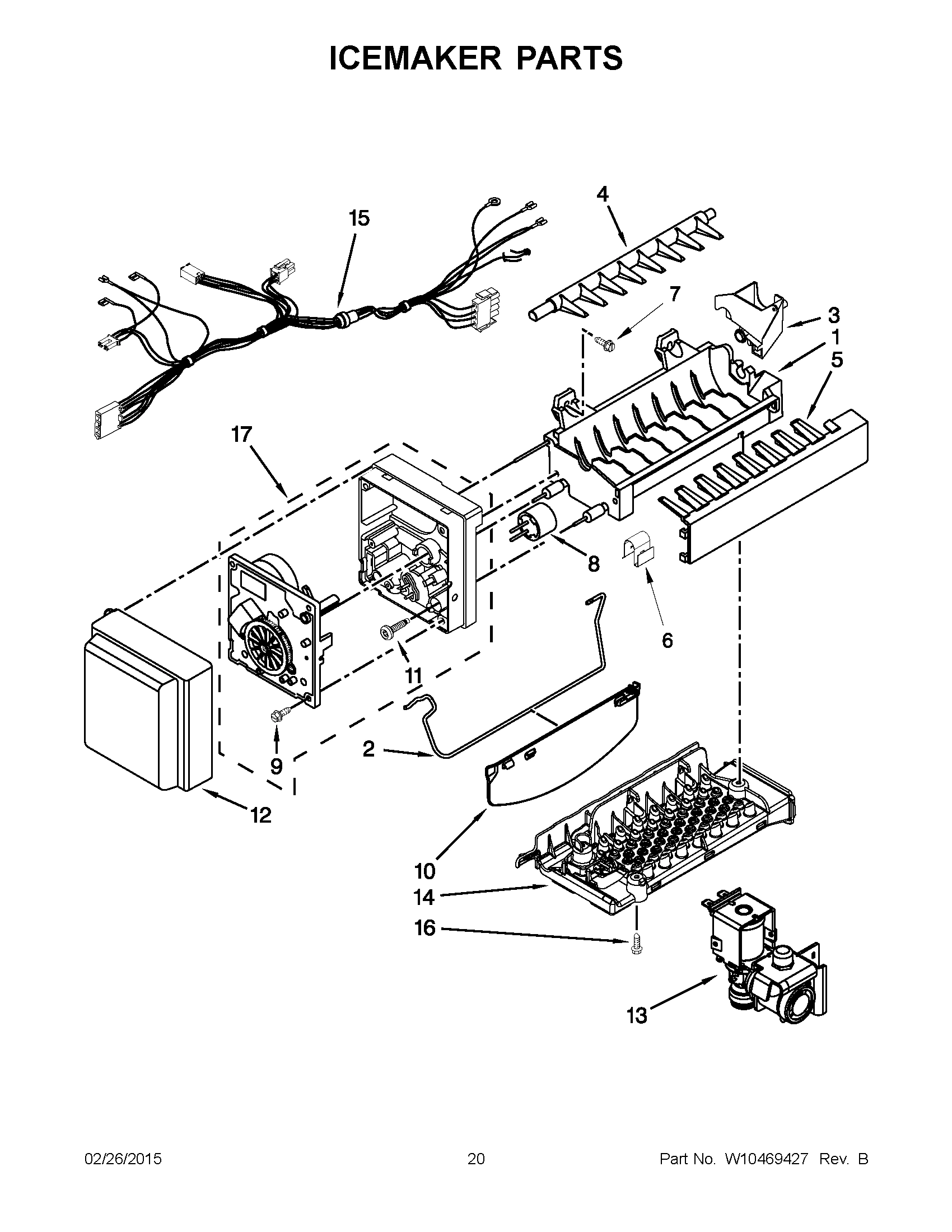 11 - ICEMAKER PARTS